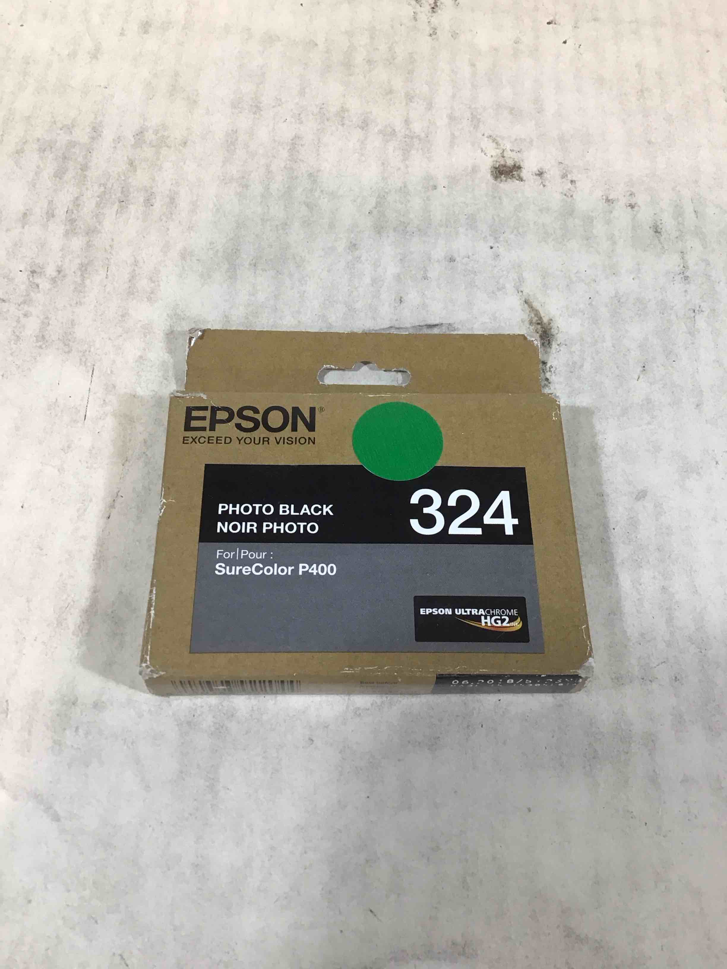 epson 324 photo black ink cartridge  standard (t324120)