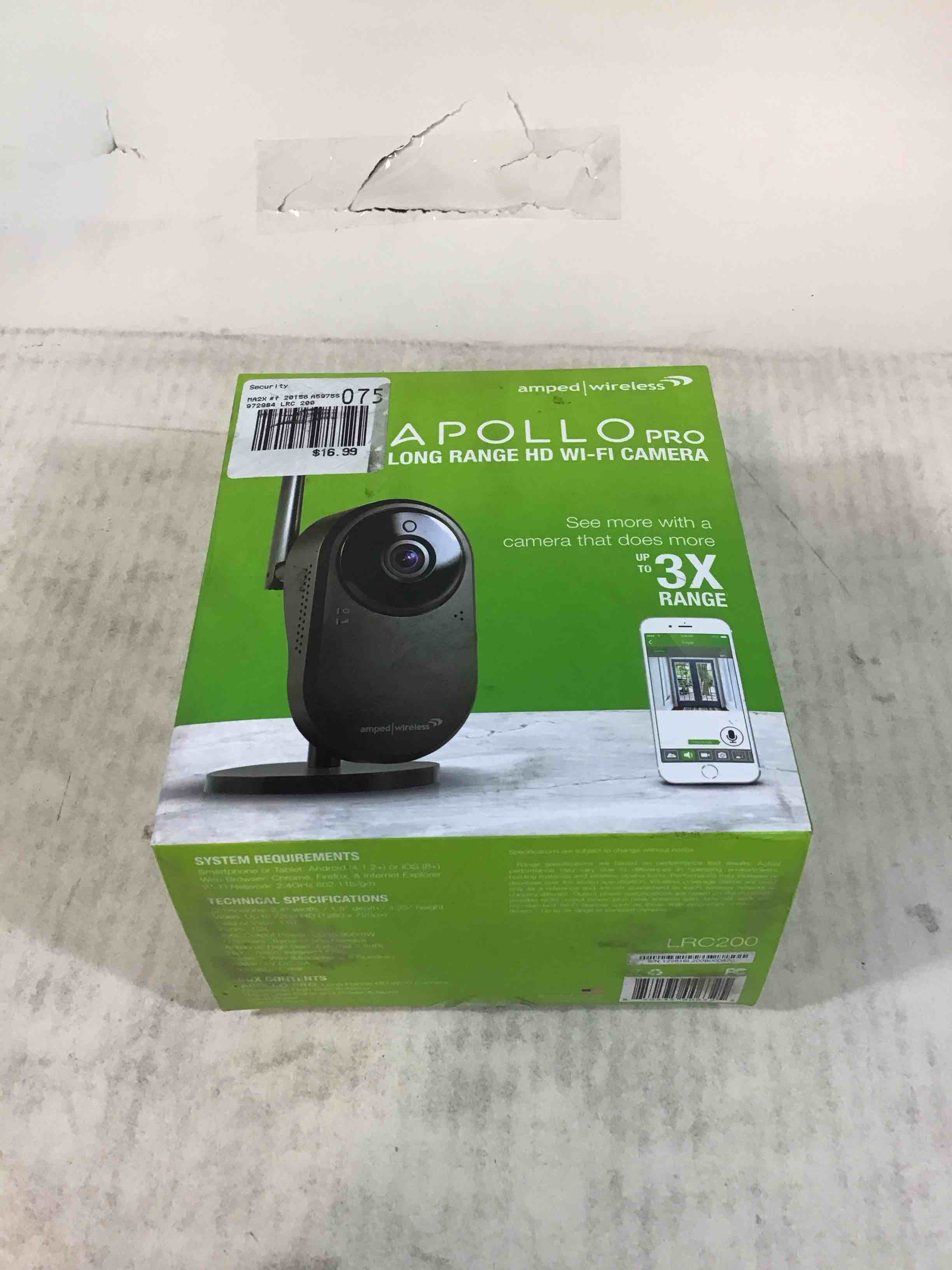 amped wireless apollo lrc200 hd network camera  color