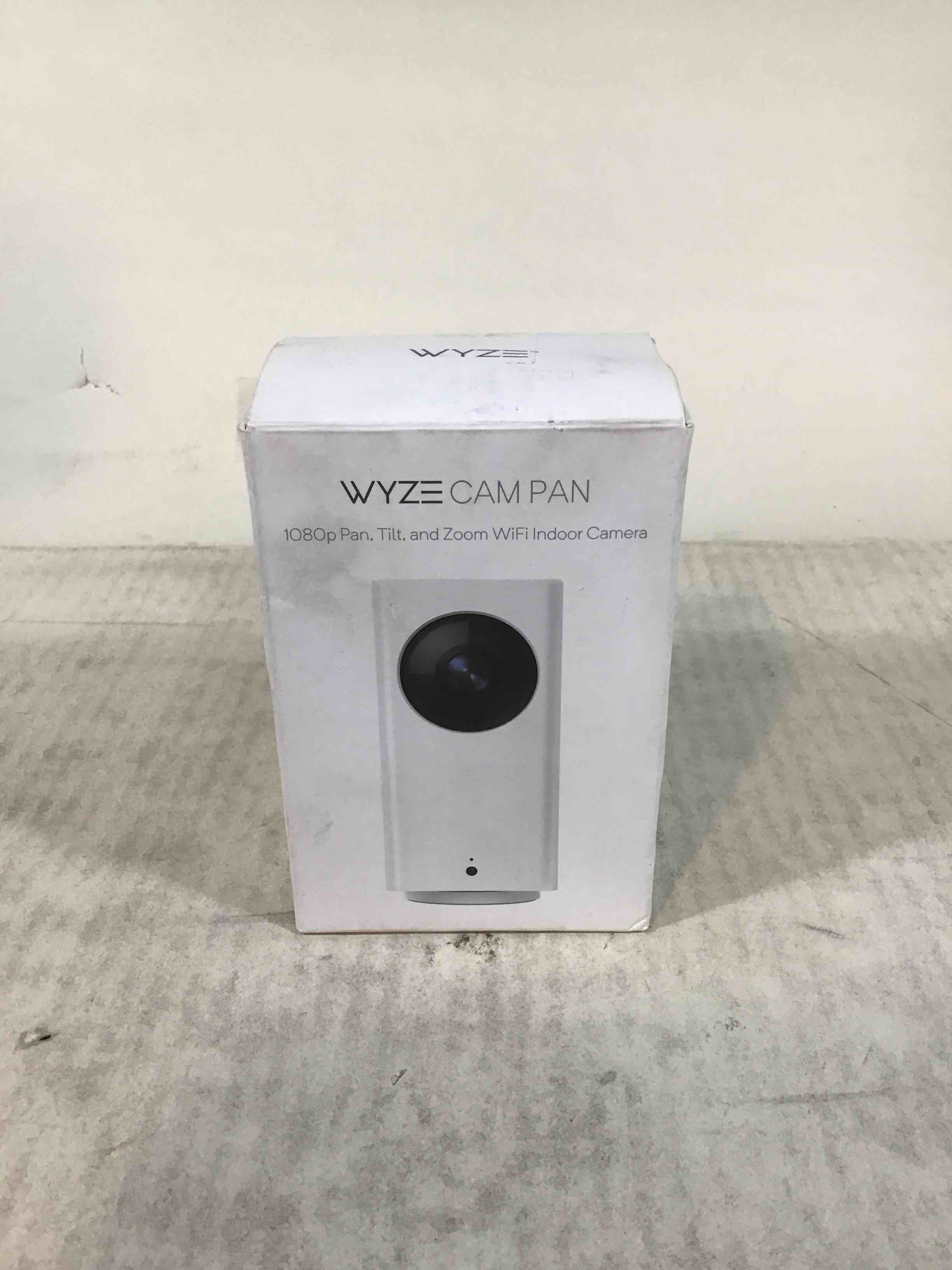 wyze cam pan 1080p pan/tilt/zoom wifi indoor smart home security camera with night vision  2-way audio