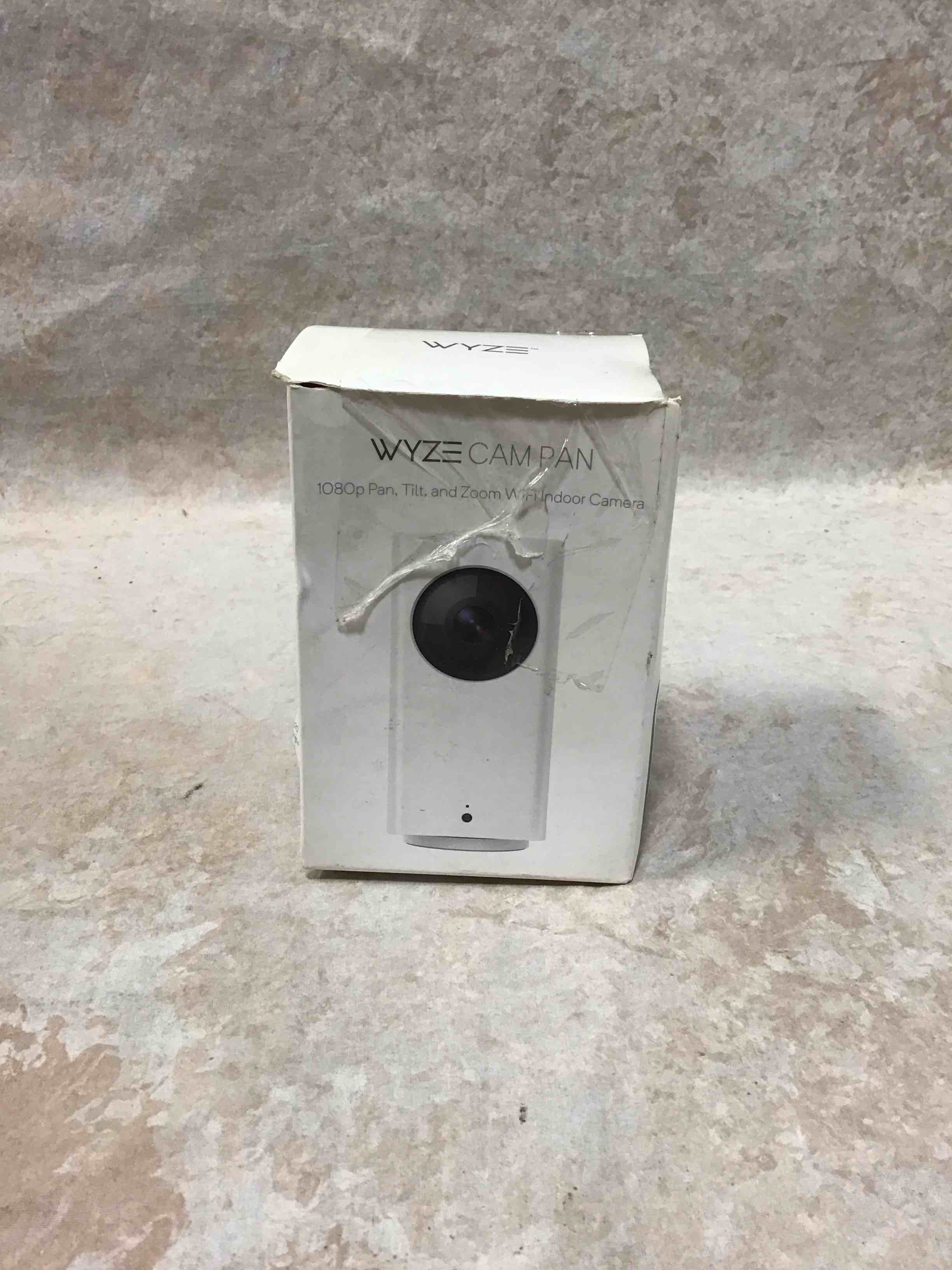 wyze cam pan 1080p pan/tilt/zoom wifi indoor smart home security camera with night vision  2-way audio