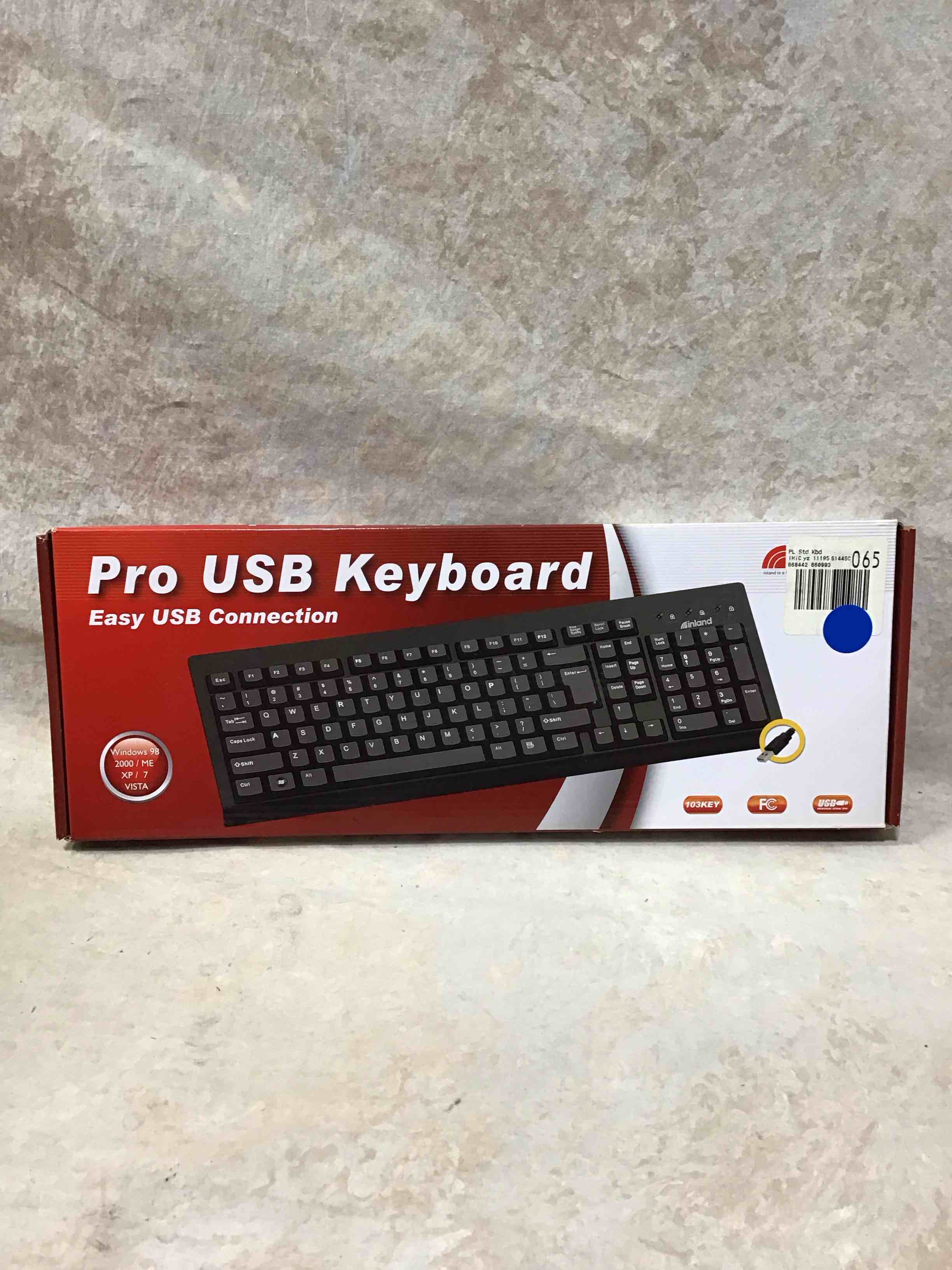 Condition photo showing Good Condition for inland pro usb keyboard