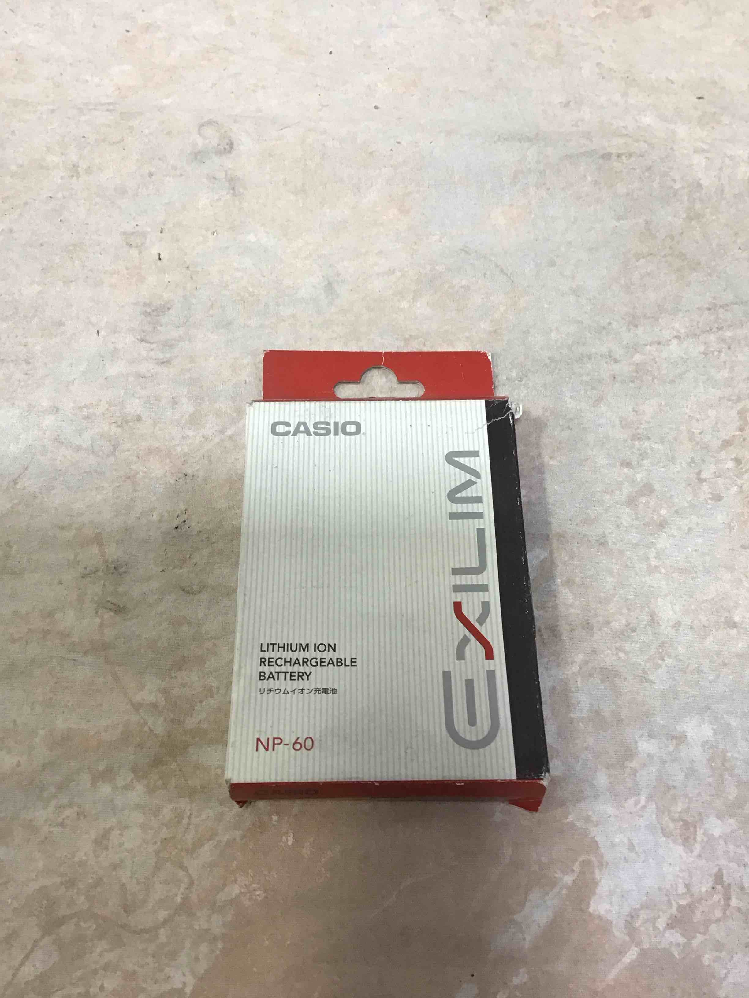 casio exilim np-60 battery for the ex-s10, ex-z80, and ex-z9 casio digital cameras