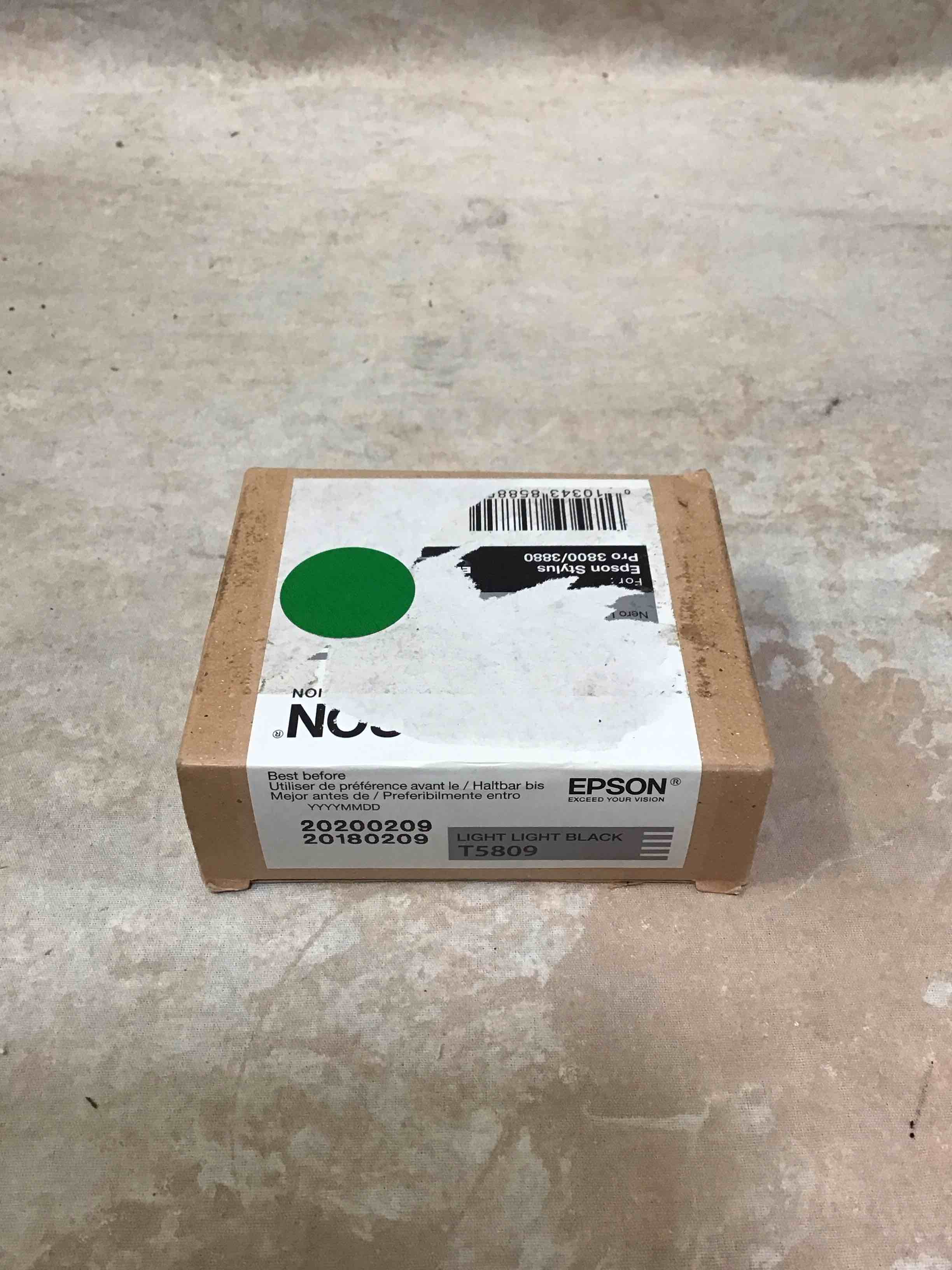 Condition photo showing New/Like New for epson t5809 light light black