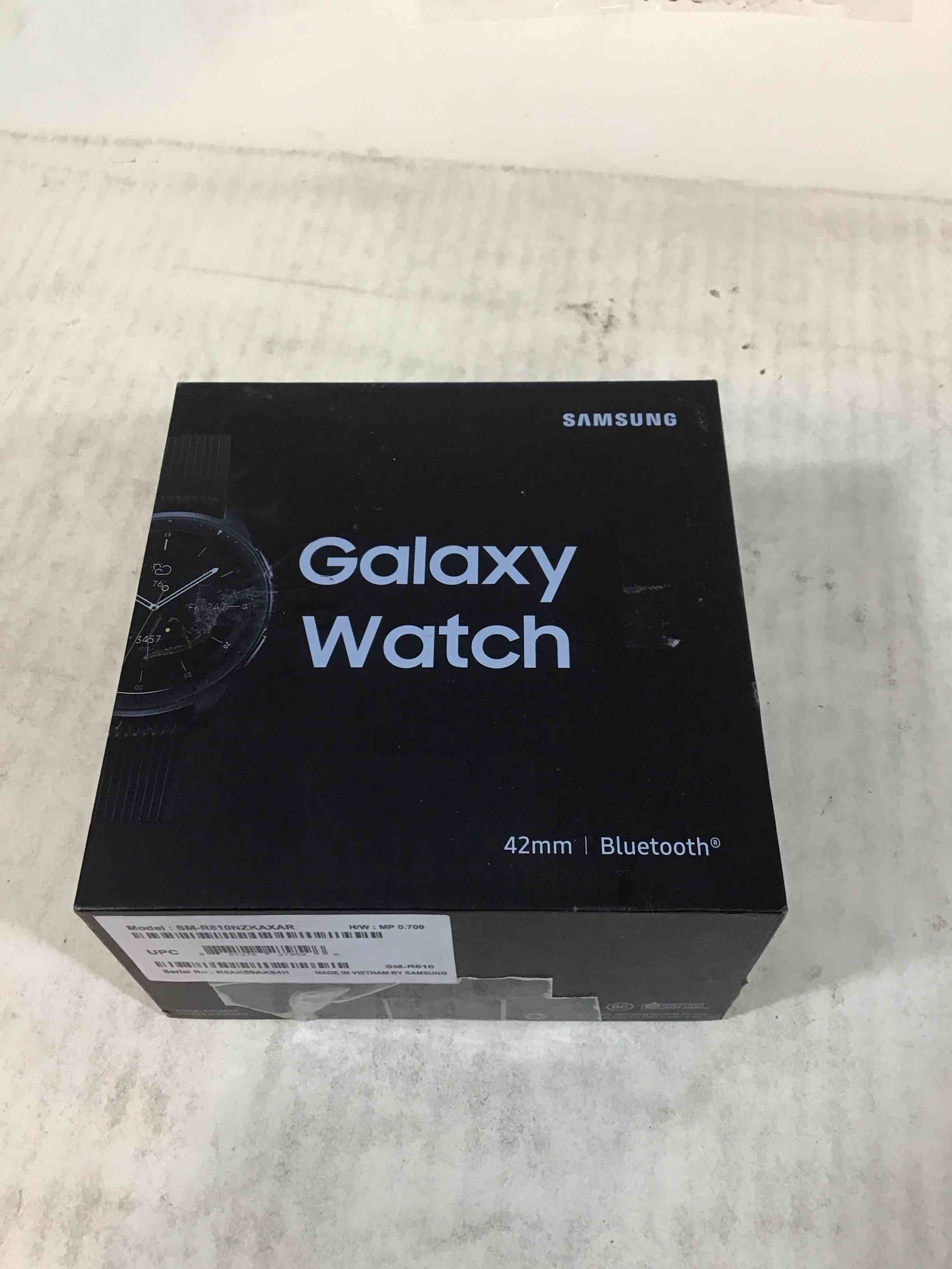 Condition photo showing Good Condition for samsung galaxy watch (42mm, gps, bluetooth) – midnight black (us version) (b07ftkjcms)