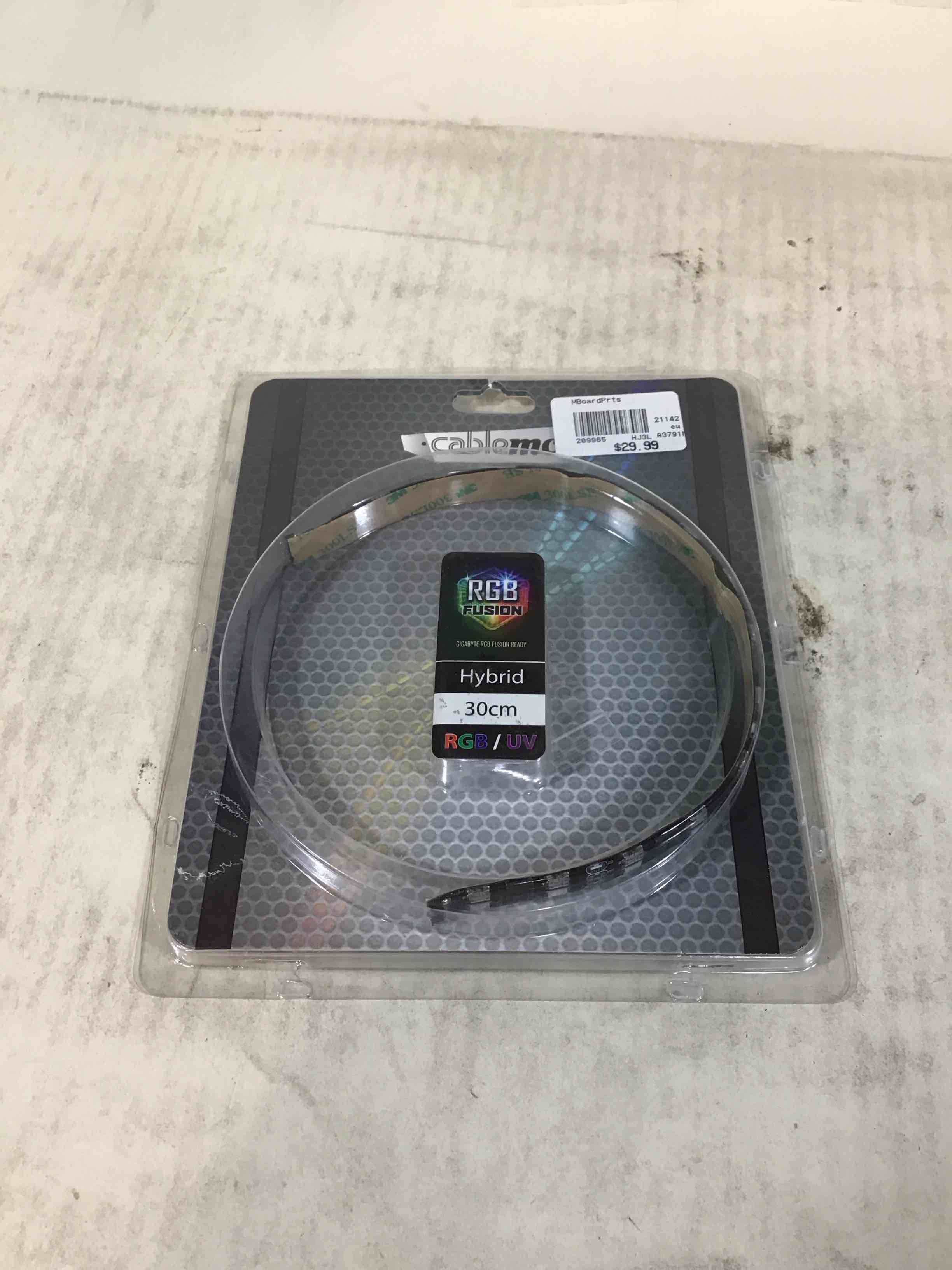 Condition photo showing New/Like New for cablemod widebeam hybrid led strip 60cm - rgb/uv