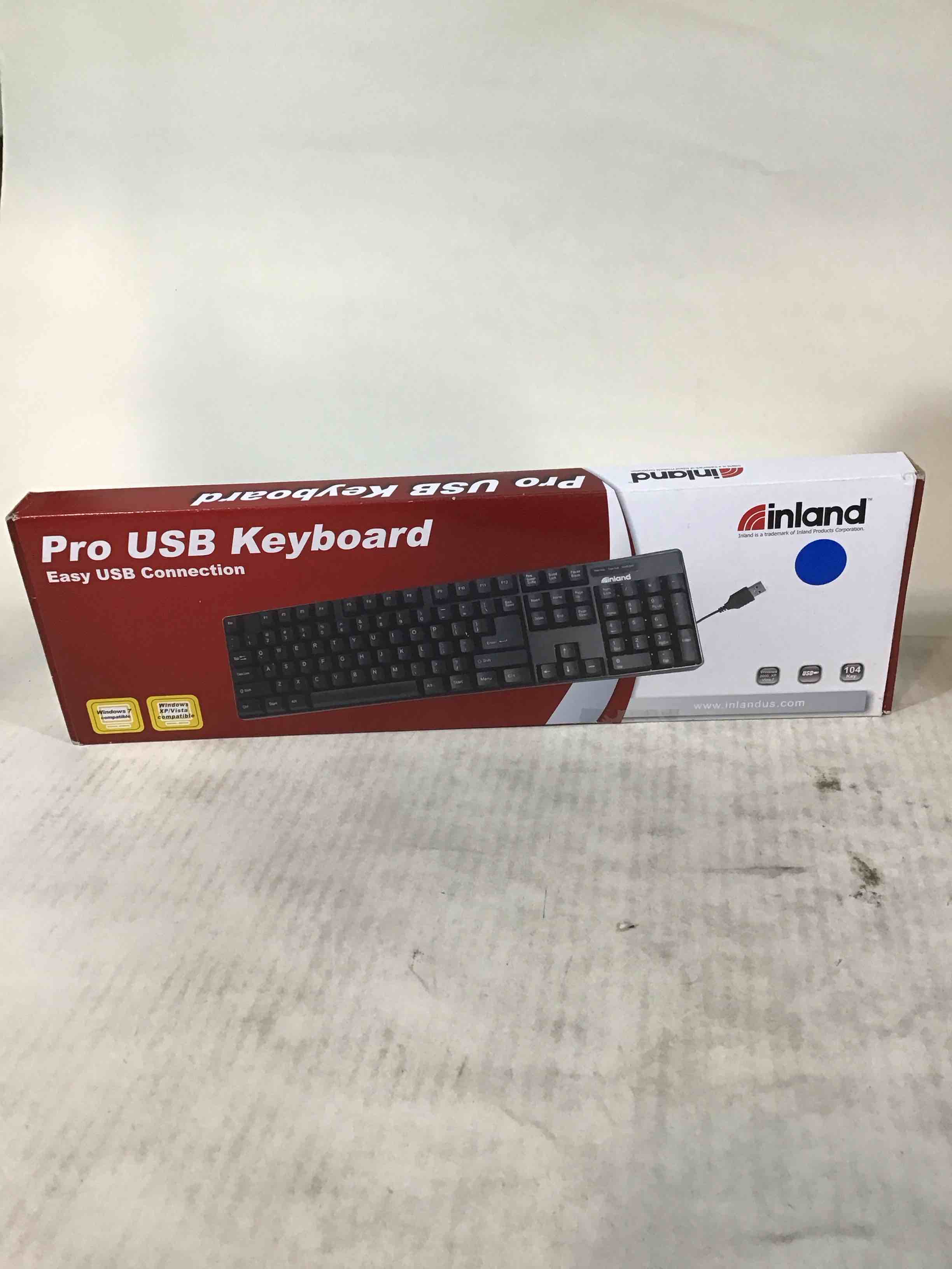 Condition photo showing Good Condition for inland pro usb keyboard