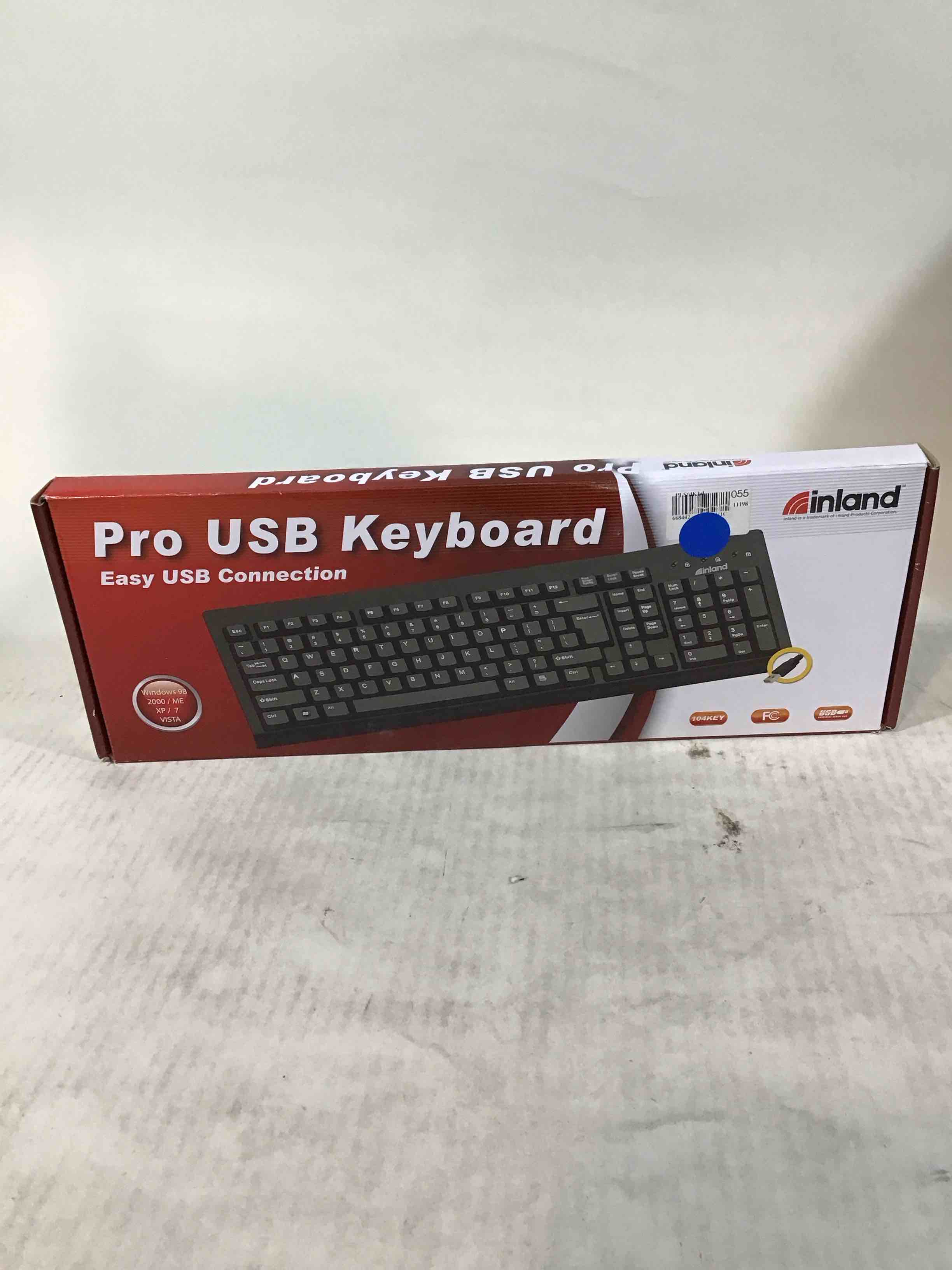 Condition photo showing Good Condition for inland pro usb keyboard