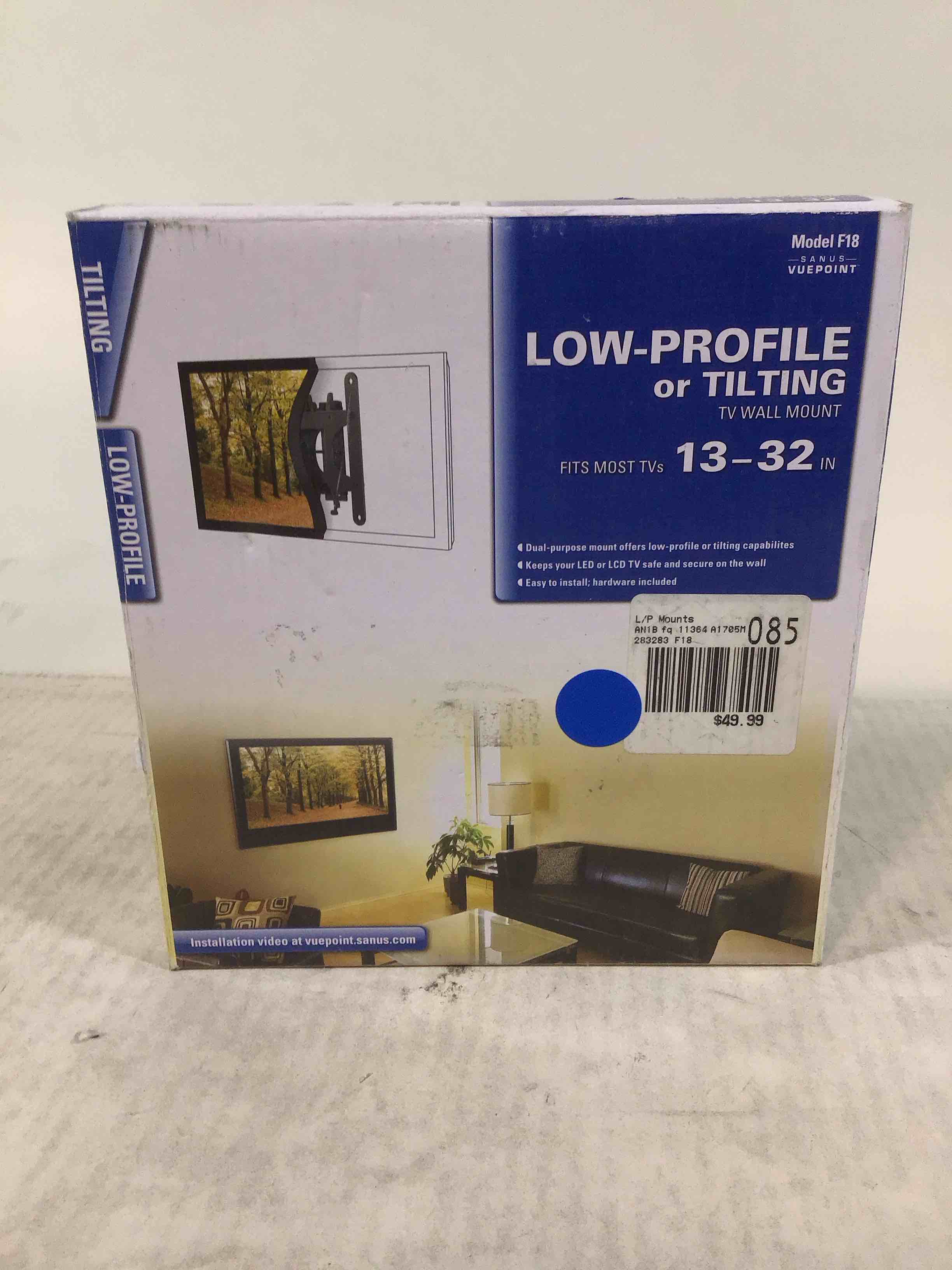 Condition photo showing Good Condition for vuepoint f18 tilt and low profile mount 15-32 tvs