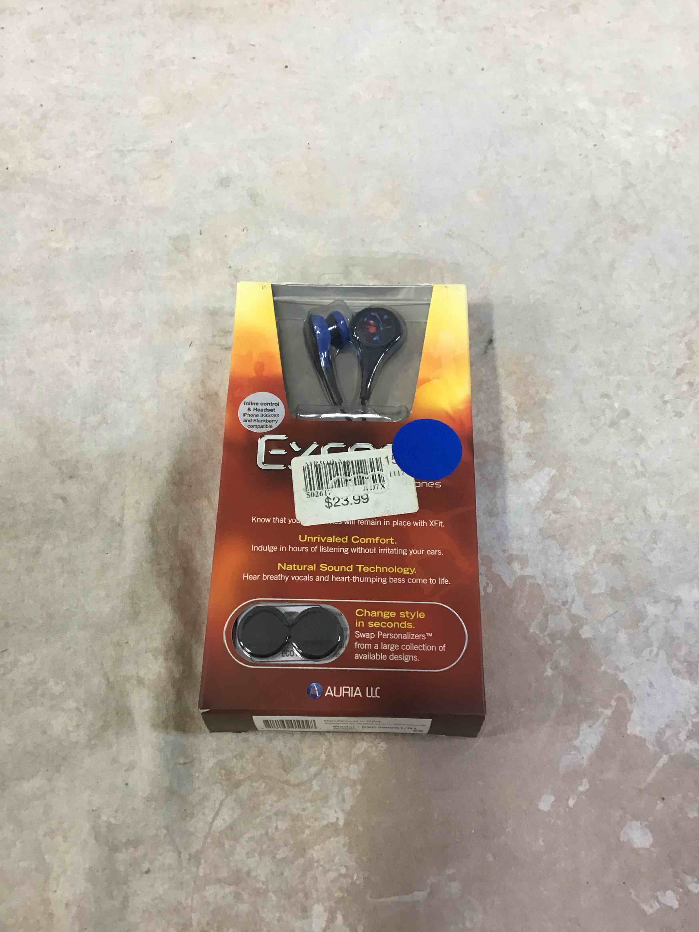 Condition photo showing Good Condition for exceed sport earphones xfit mic volume track controls mobile phone ready