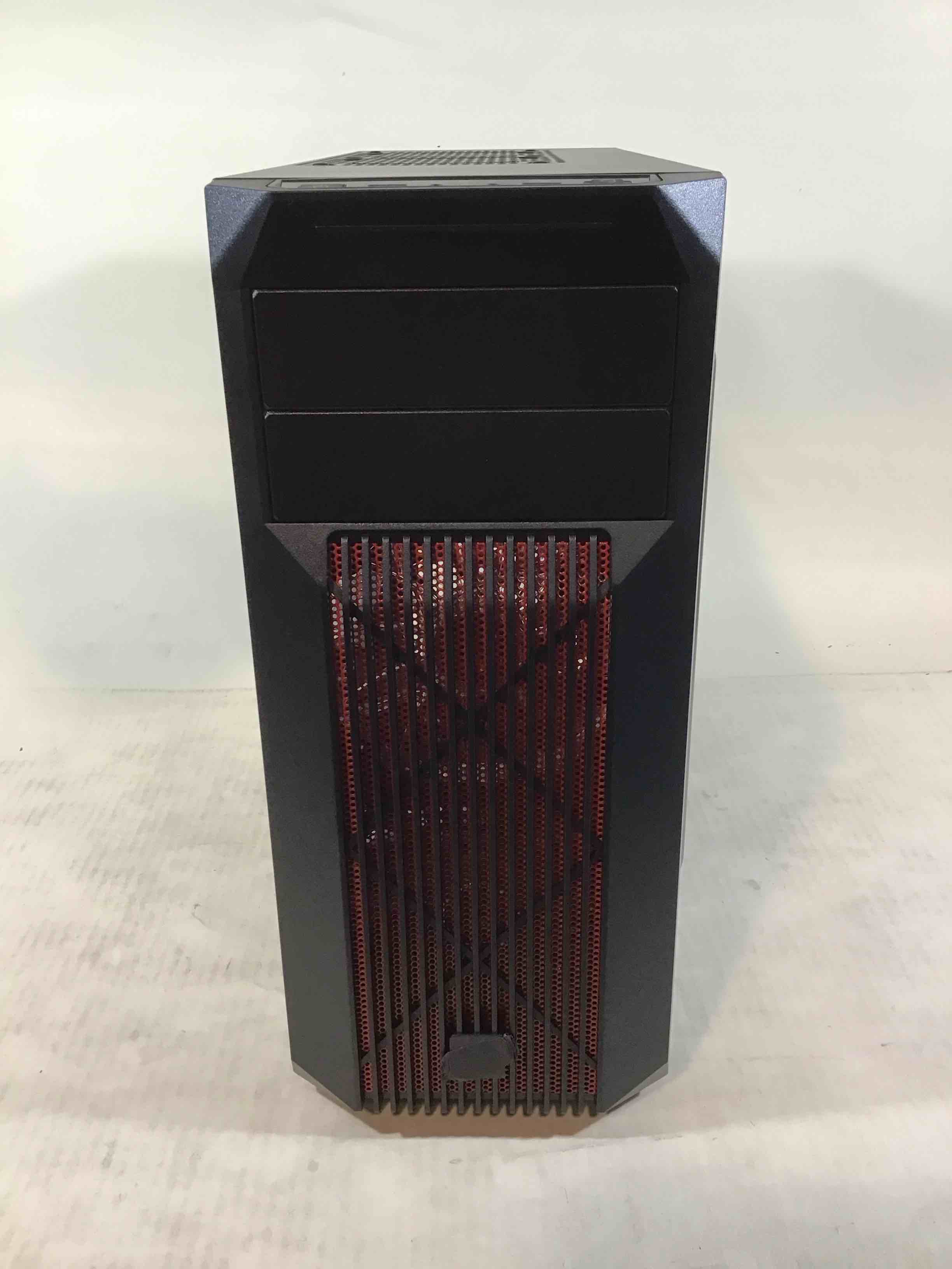 gaming pc case black