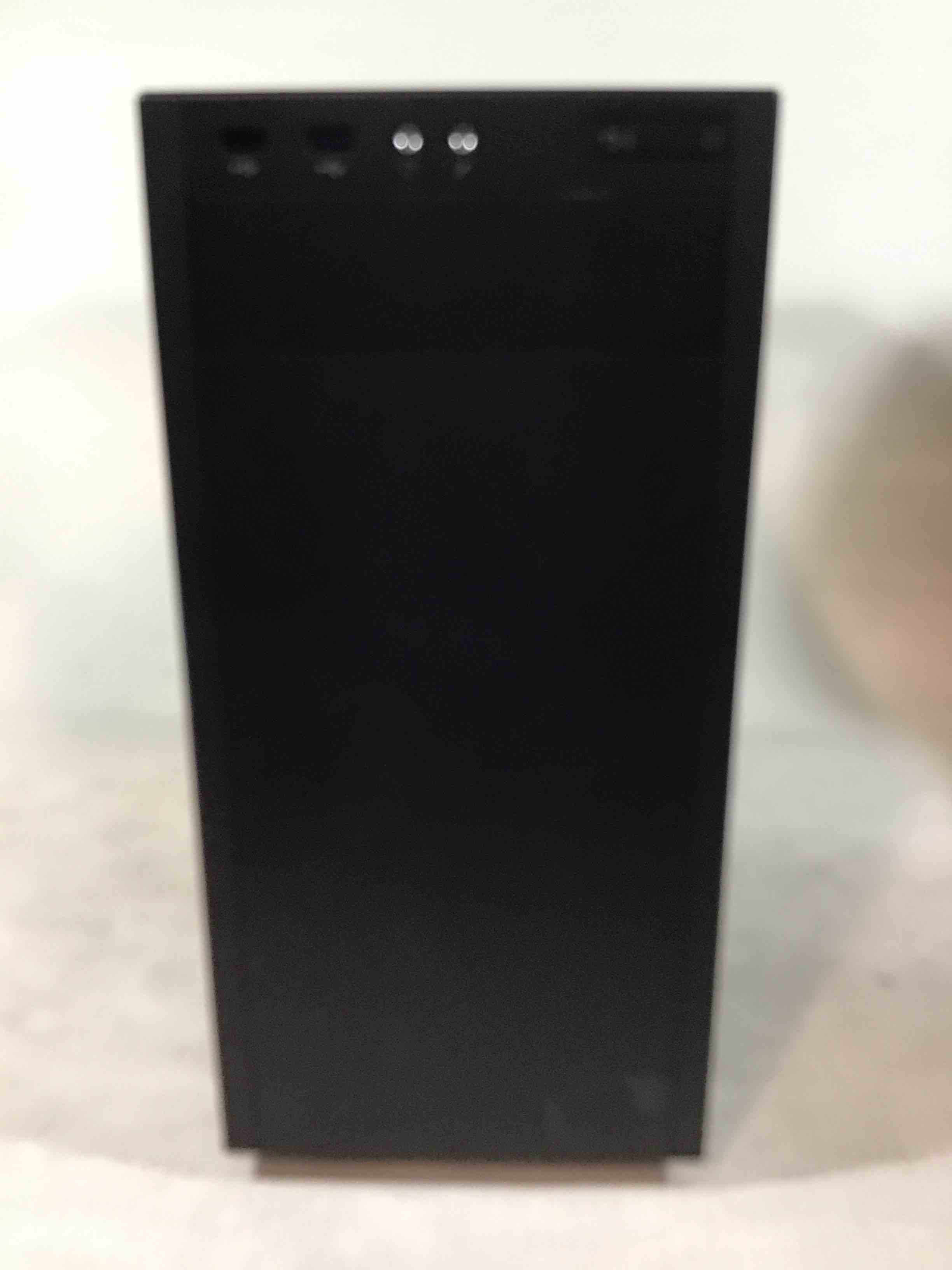 gaming pc case black