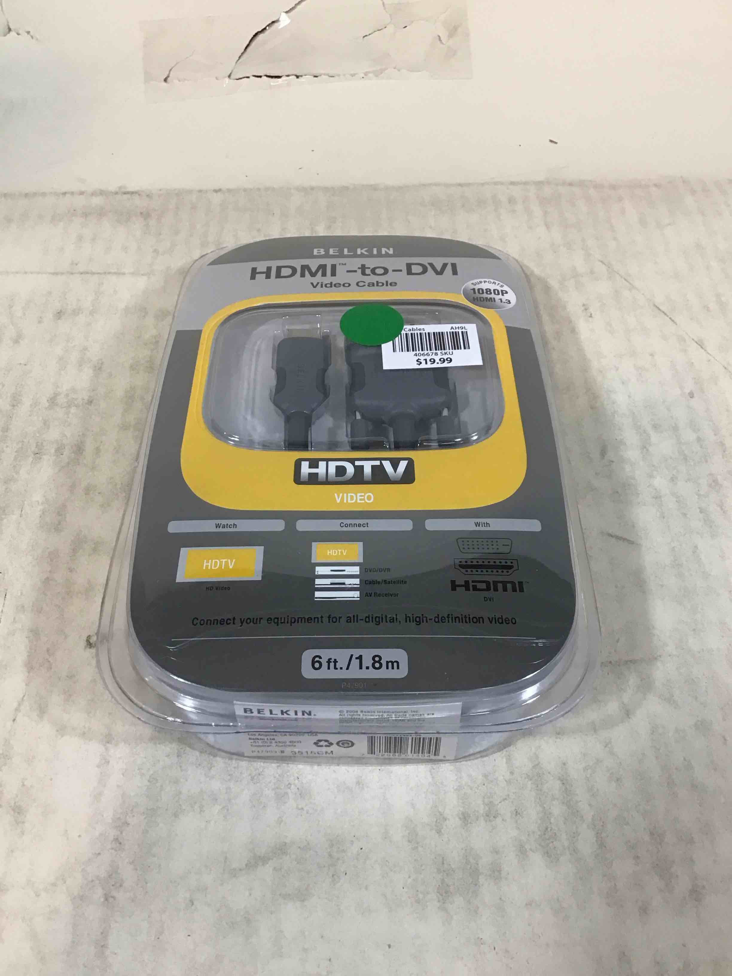 belkin hdmi to dvi-d cable