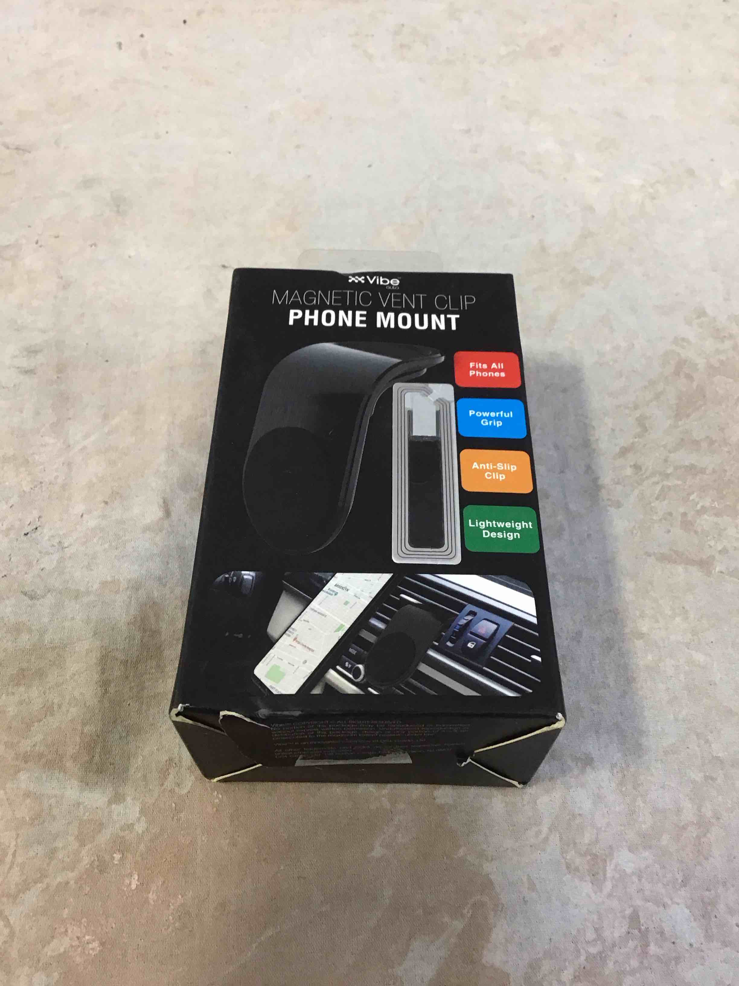vibe magnetic vent clip phone mount