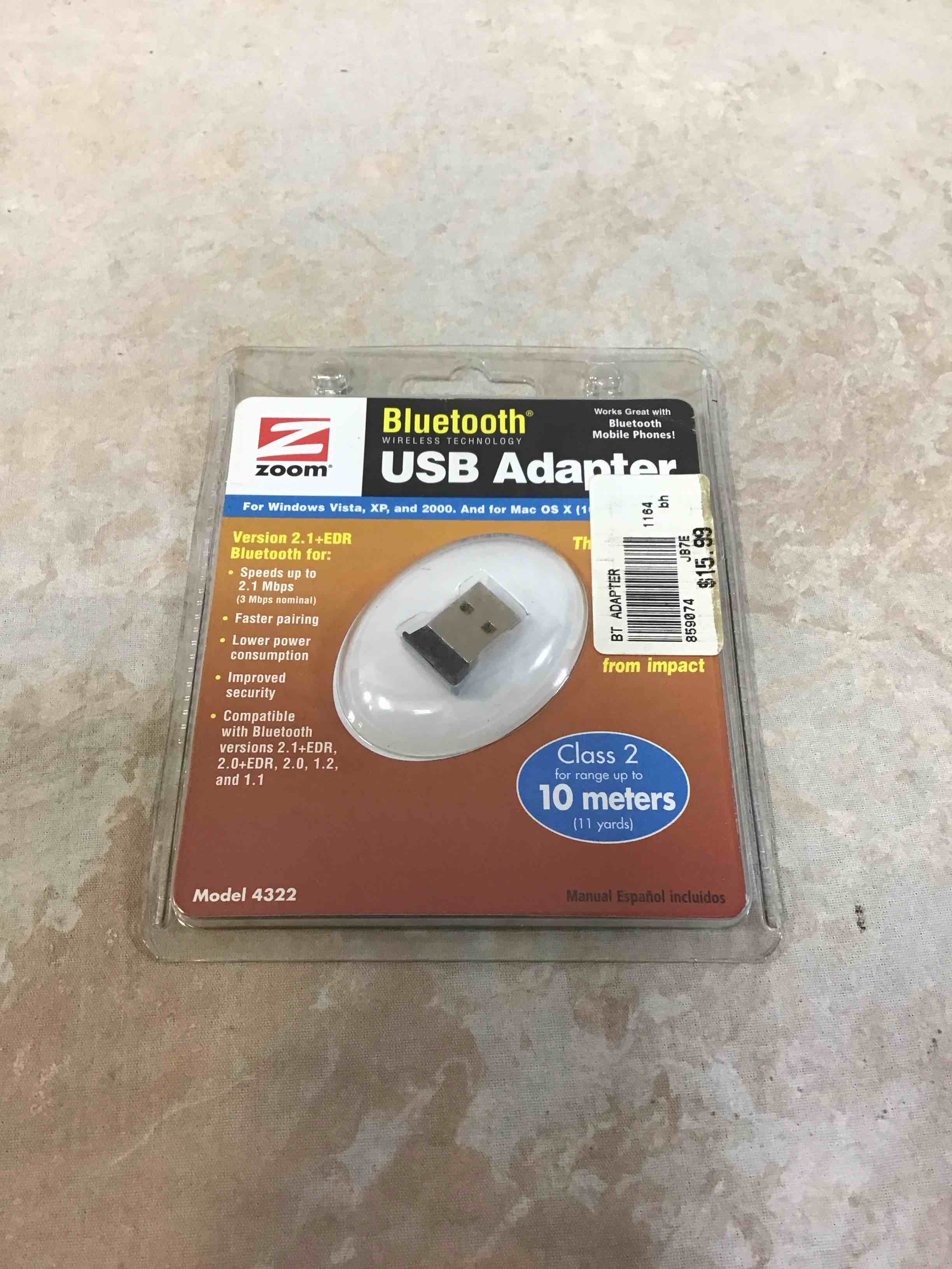 Condition photo showing Good Condition for zoom telephonics 4322-00-68f bluetooth usb adapter