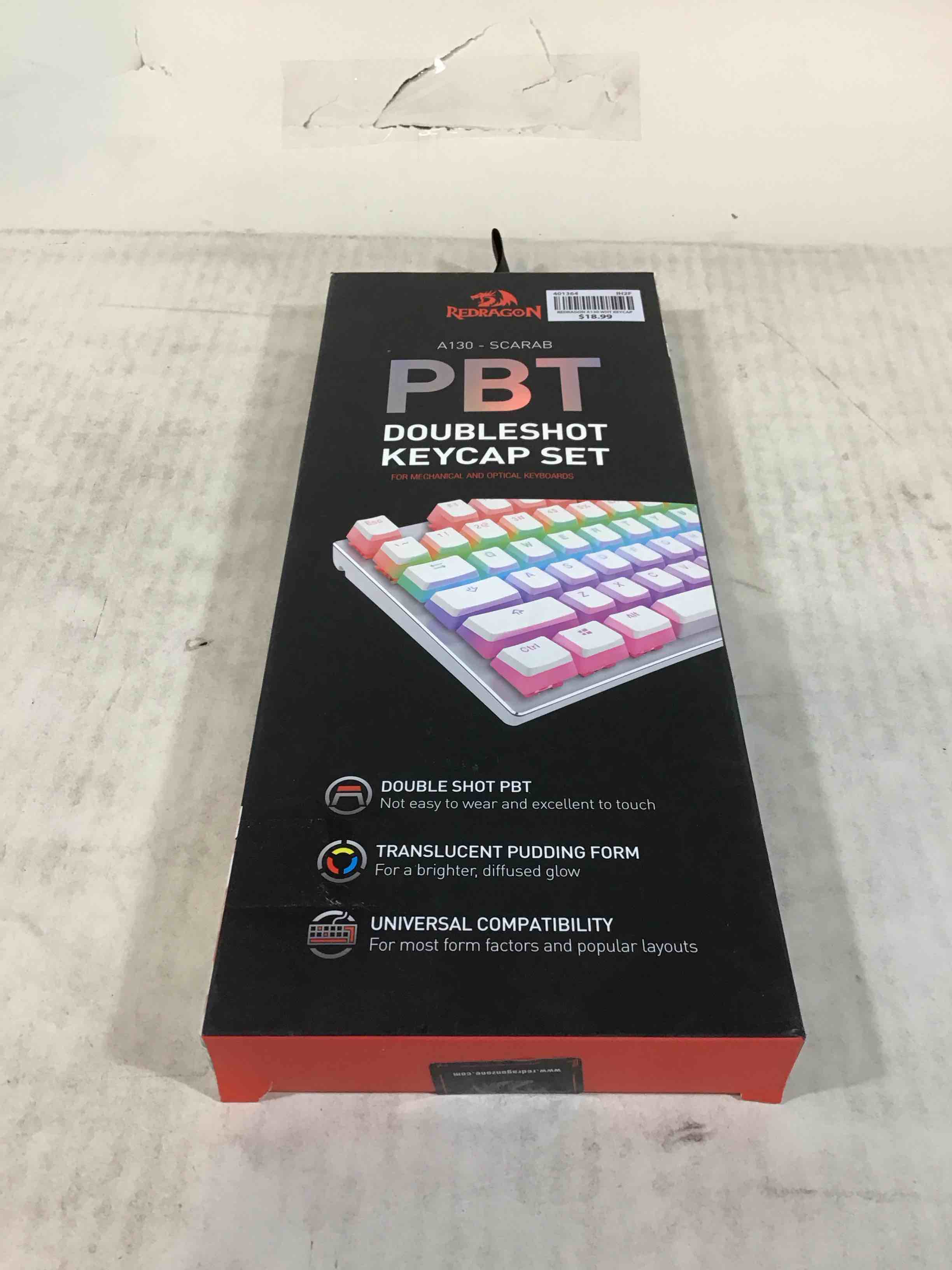 Condition photo showing Good Condition for redragon pbt doubleshot keycap set