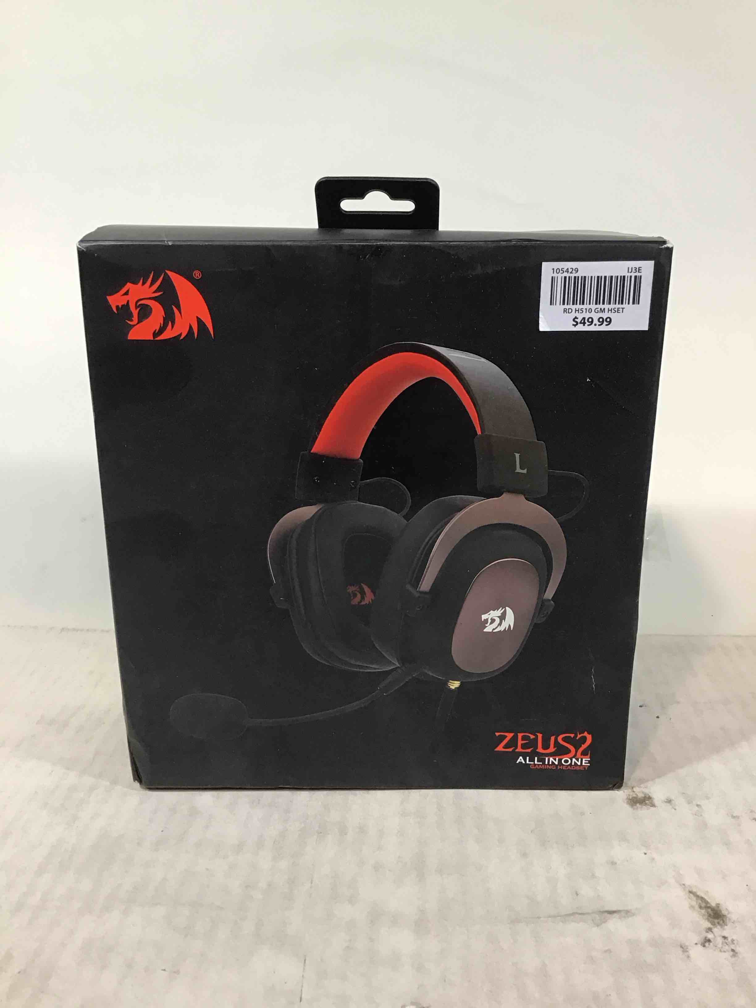 Condition photo showing Good Condition for redragon h510 zeus-x rgb wired gaming headset 53mm usb powered for pc/ps4/ns