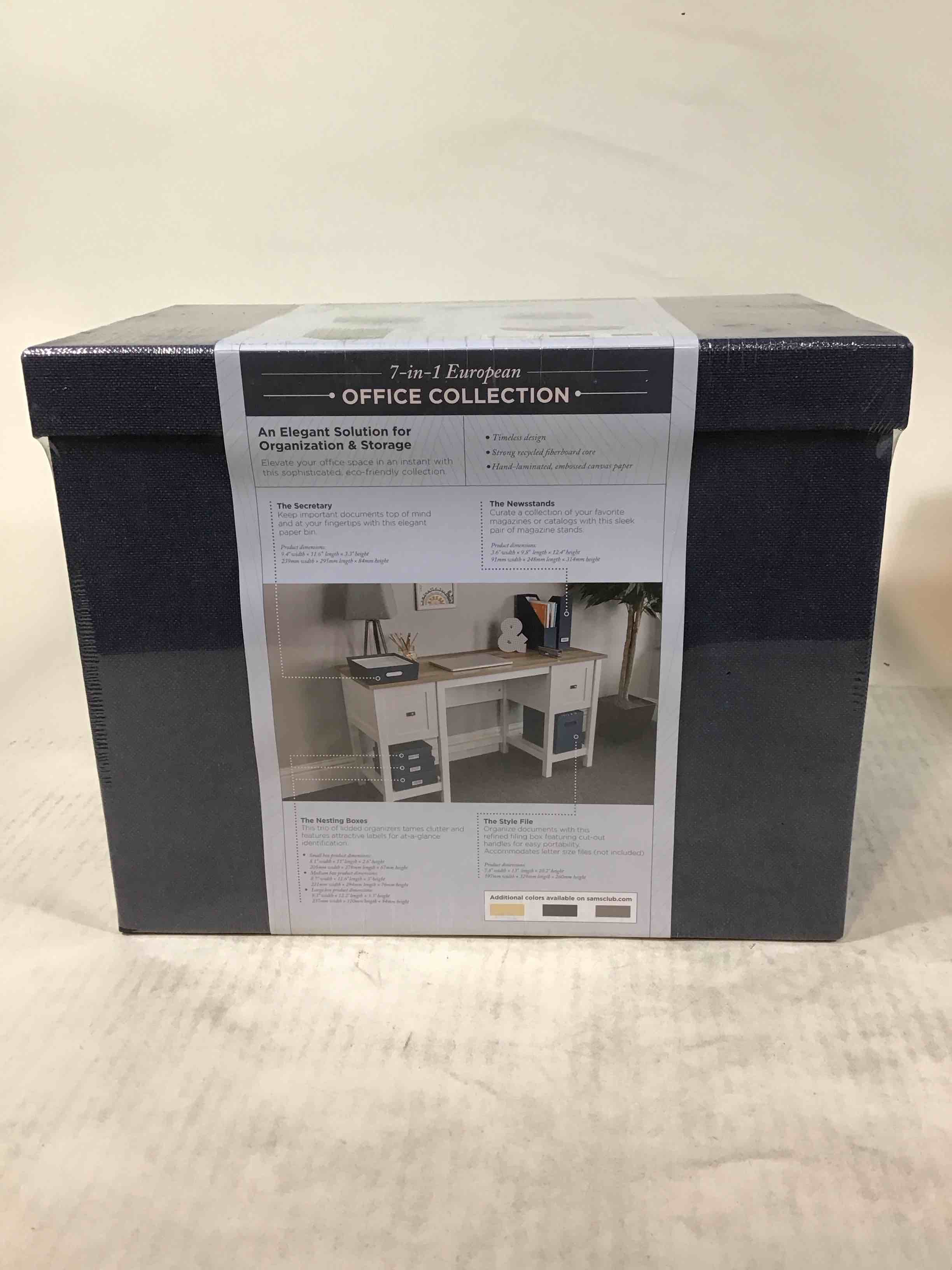 Condition photo showing New/Like New for 7 in 1 european storage office collection