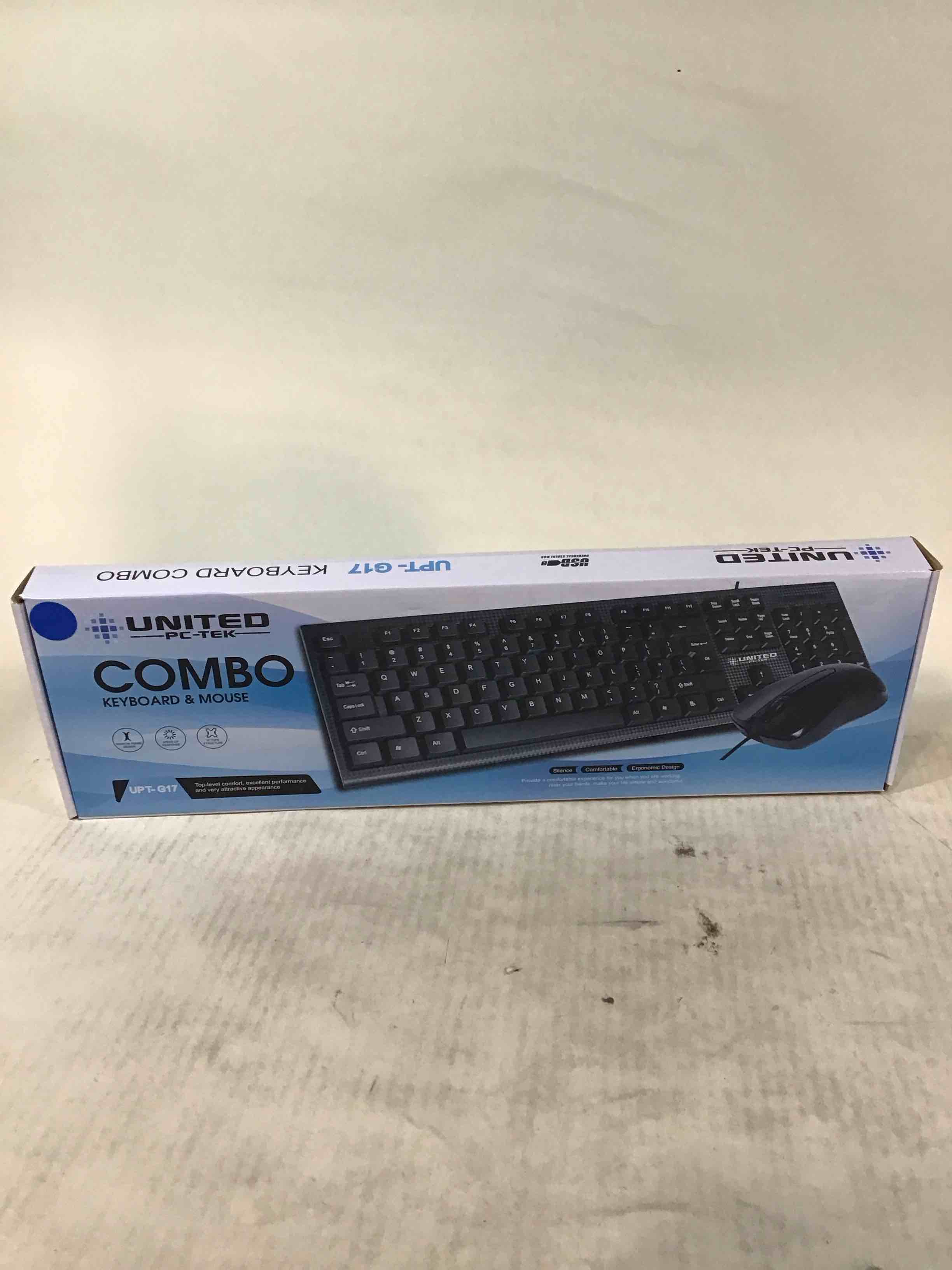 Condition photo showing Good Condition for united pc-tek mouse and keyboard combo