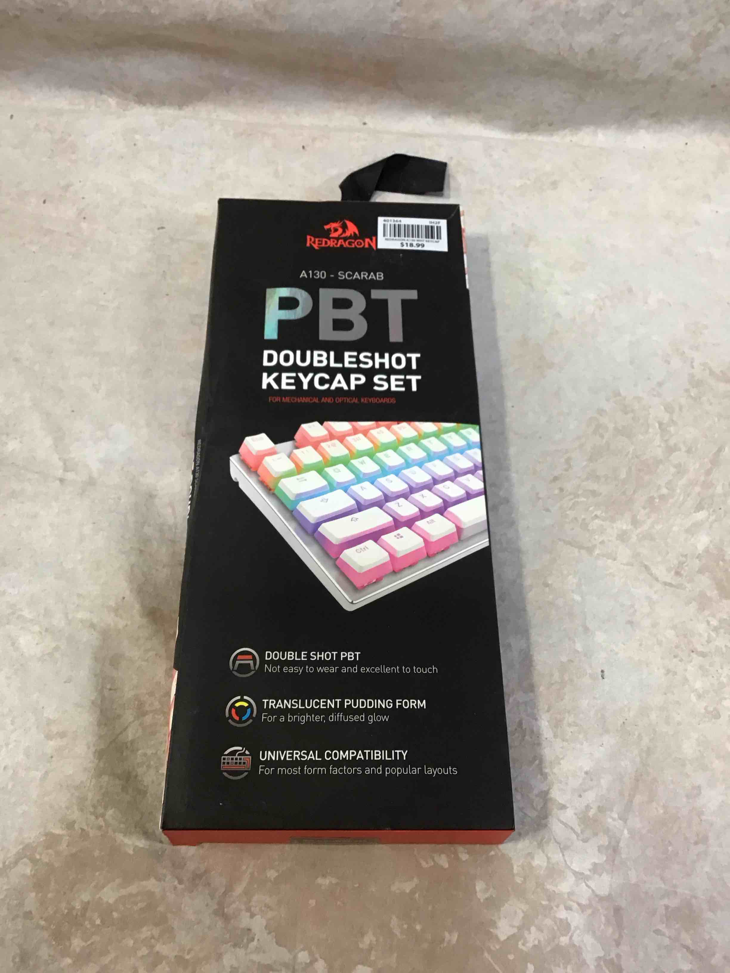 ReDragon PBT Double Shot Keycap Set