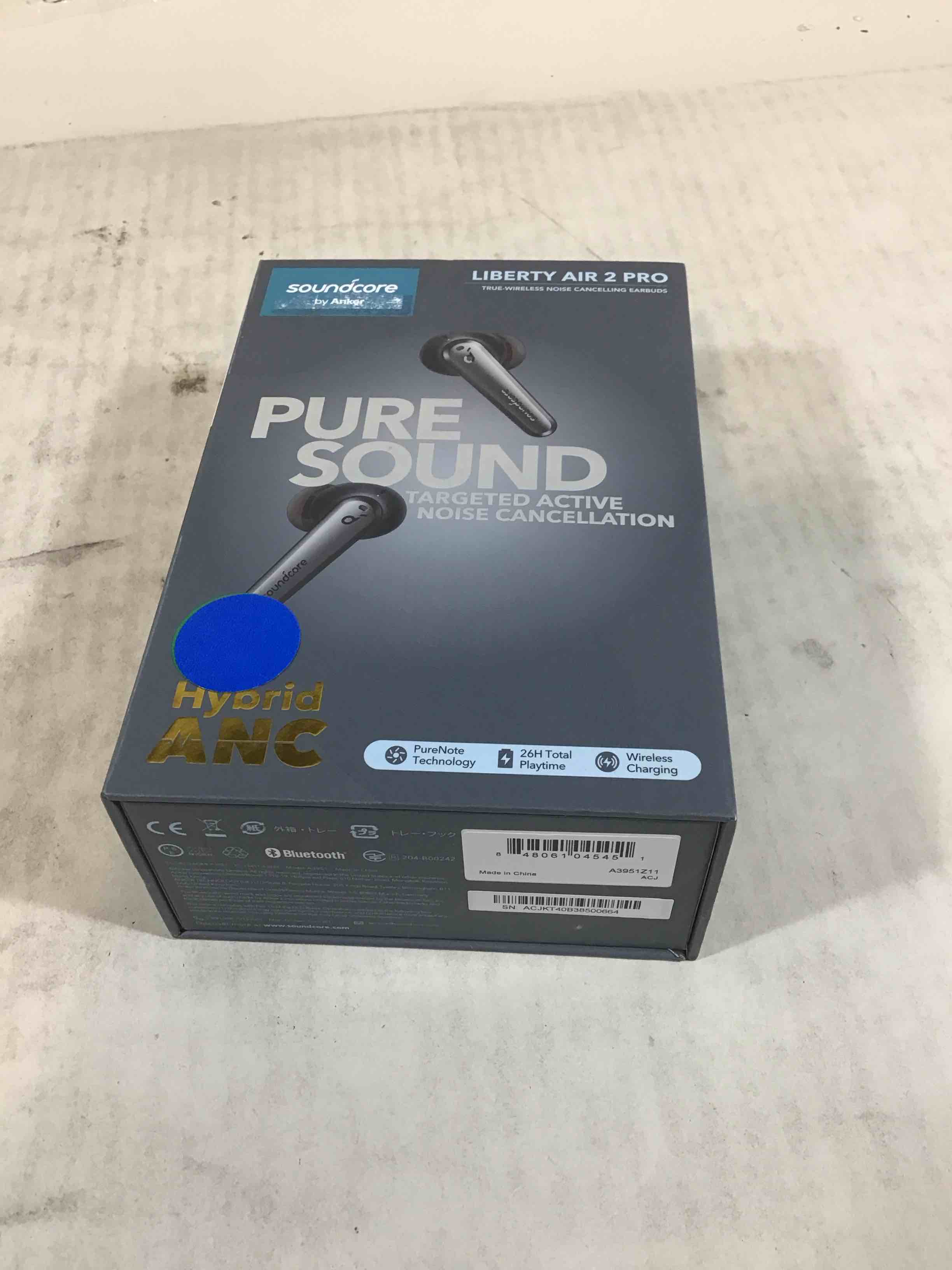 soundcore by anker liberty air 2 pro true wireless bluetooth noise cancelling earbuds - black