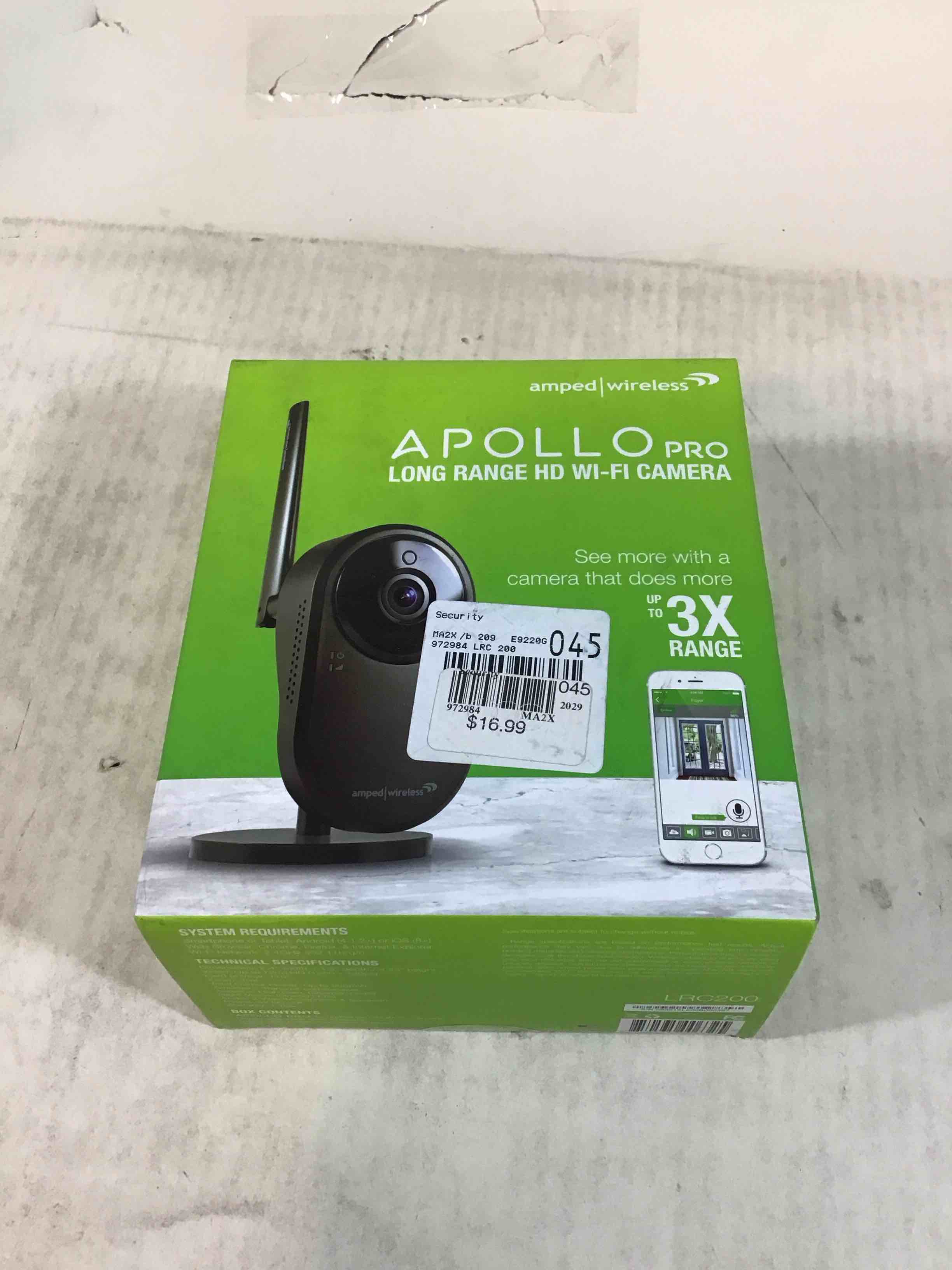 amped wireless apollo lrc200 hd network camera  color