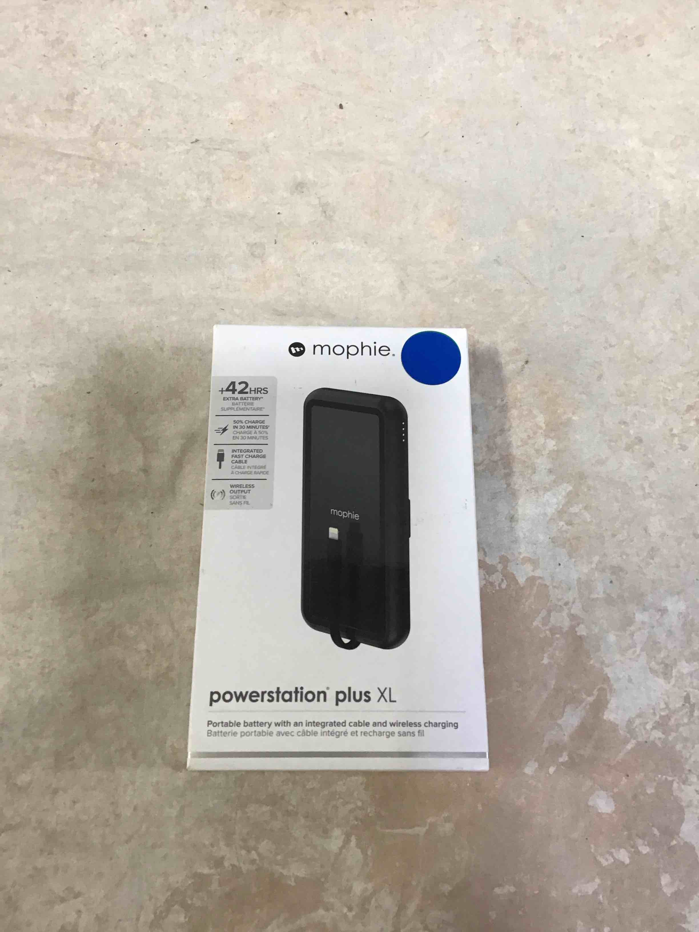Mophie Powerstation Plus XL Portable Battery & Wireless Charger 8K Black