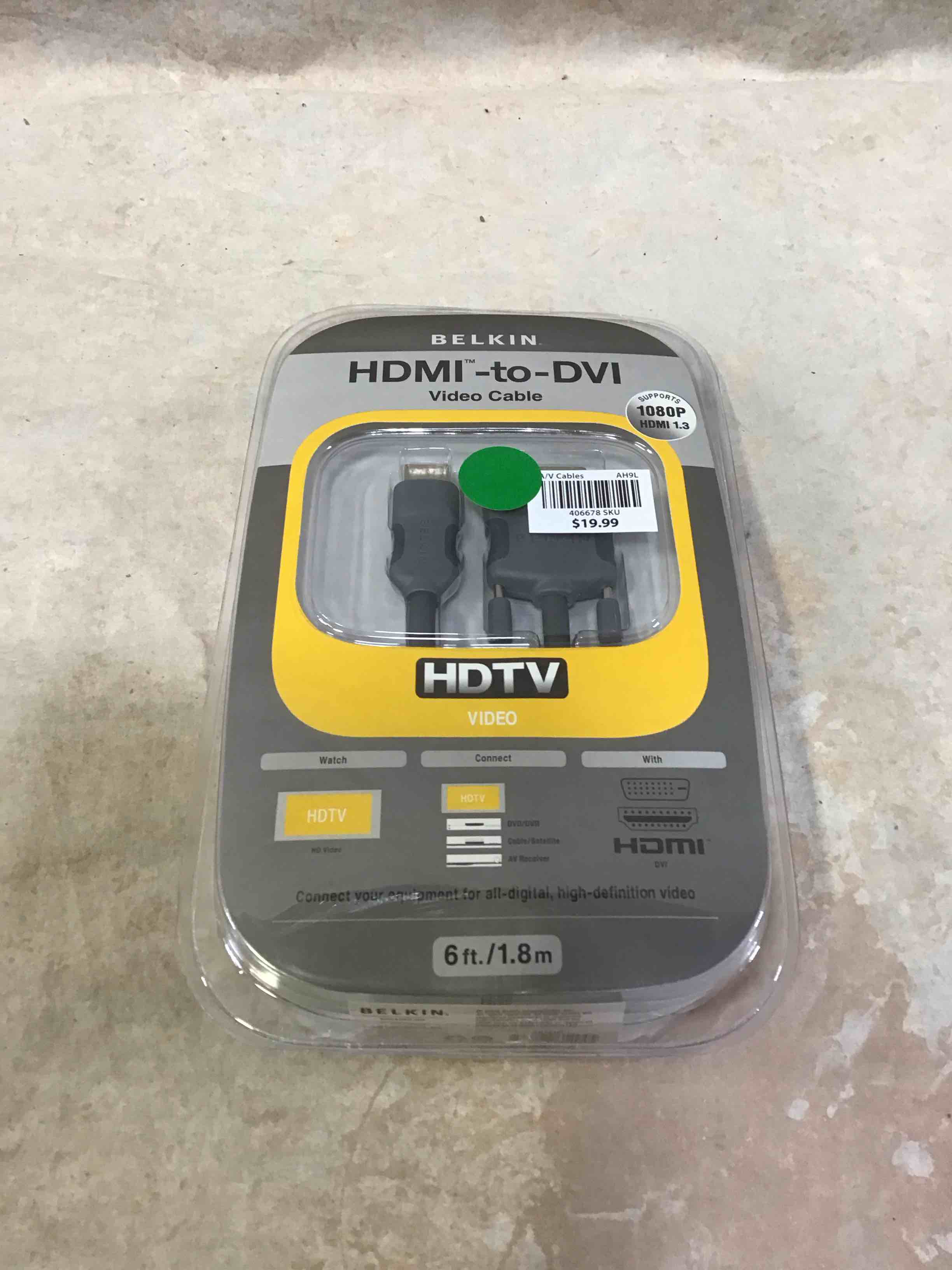 Belkin HDMi to DVI-D Cable
