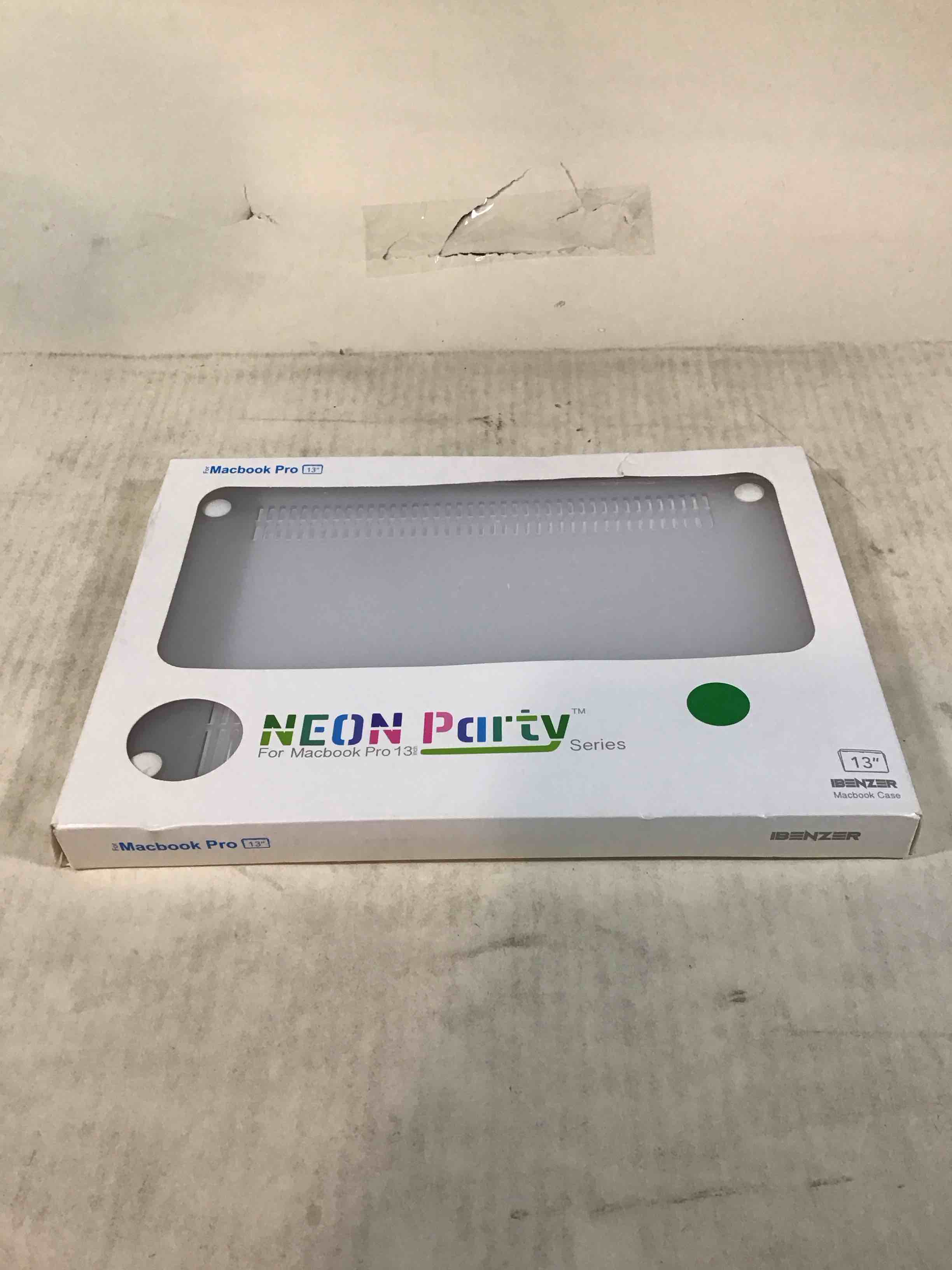 Ibenzer Neon Party Macbook Pro 13 Inch Case Silver Hard Shell Cover