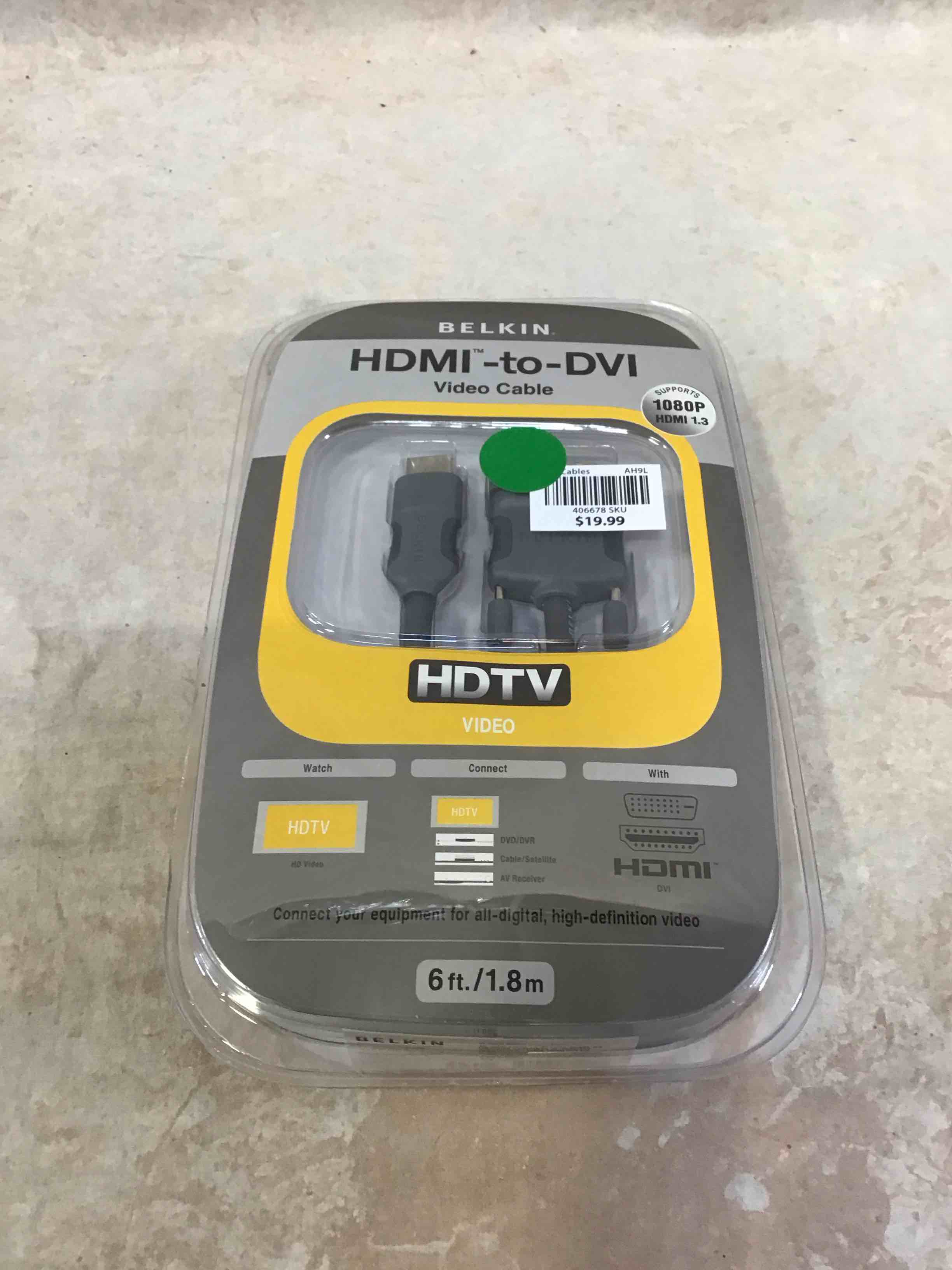 belkin hdmi to dvi-d cable