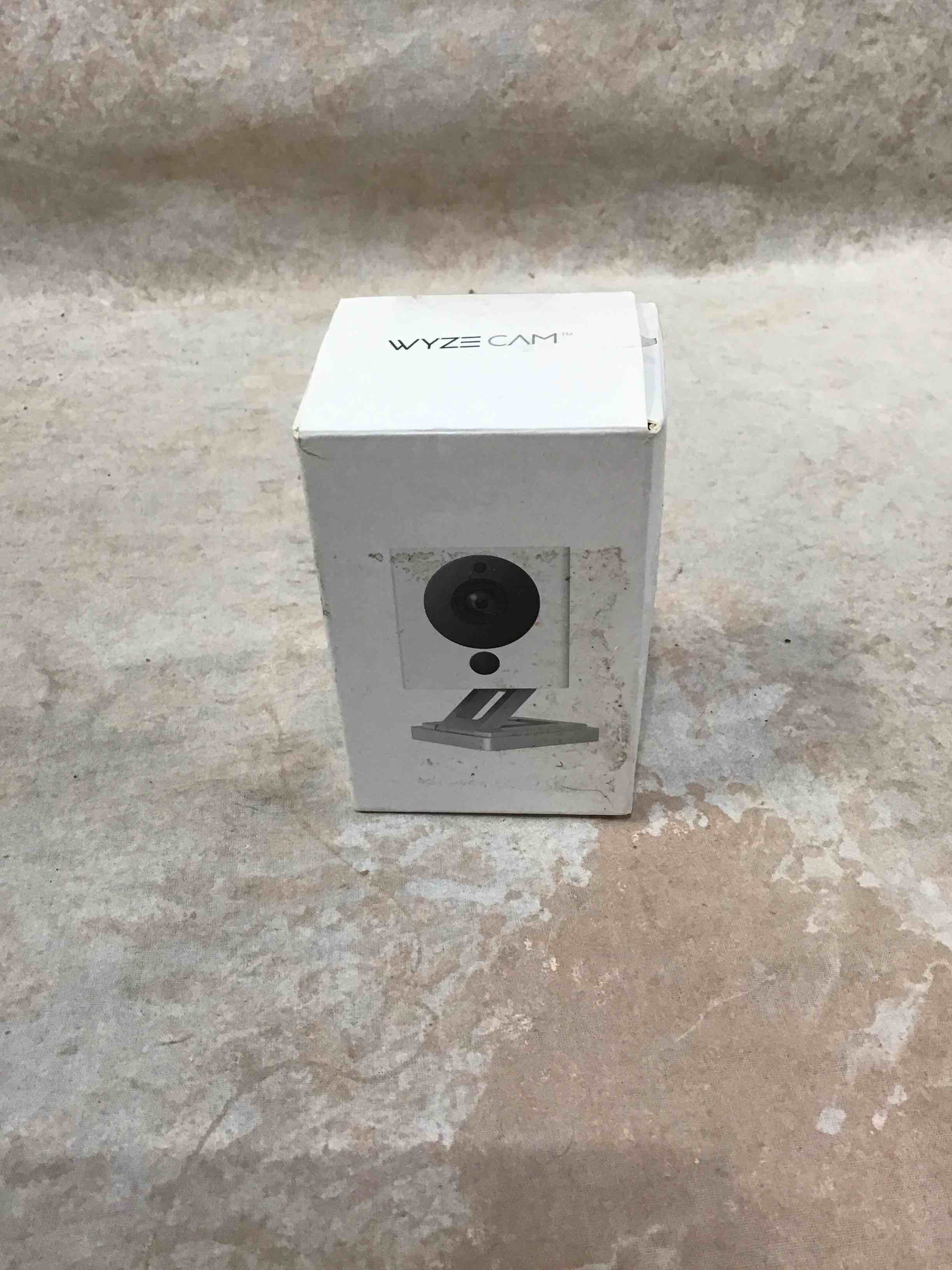 wyze cam 1080p hd indoor wireless smart home security camera with night vision, 2-way audio, works with alexa & the google assistant, one pack, white