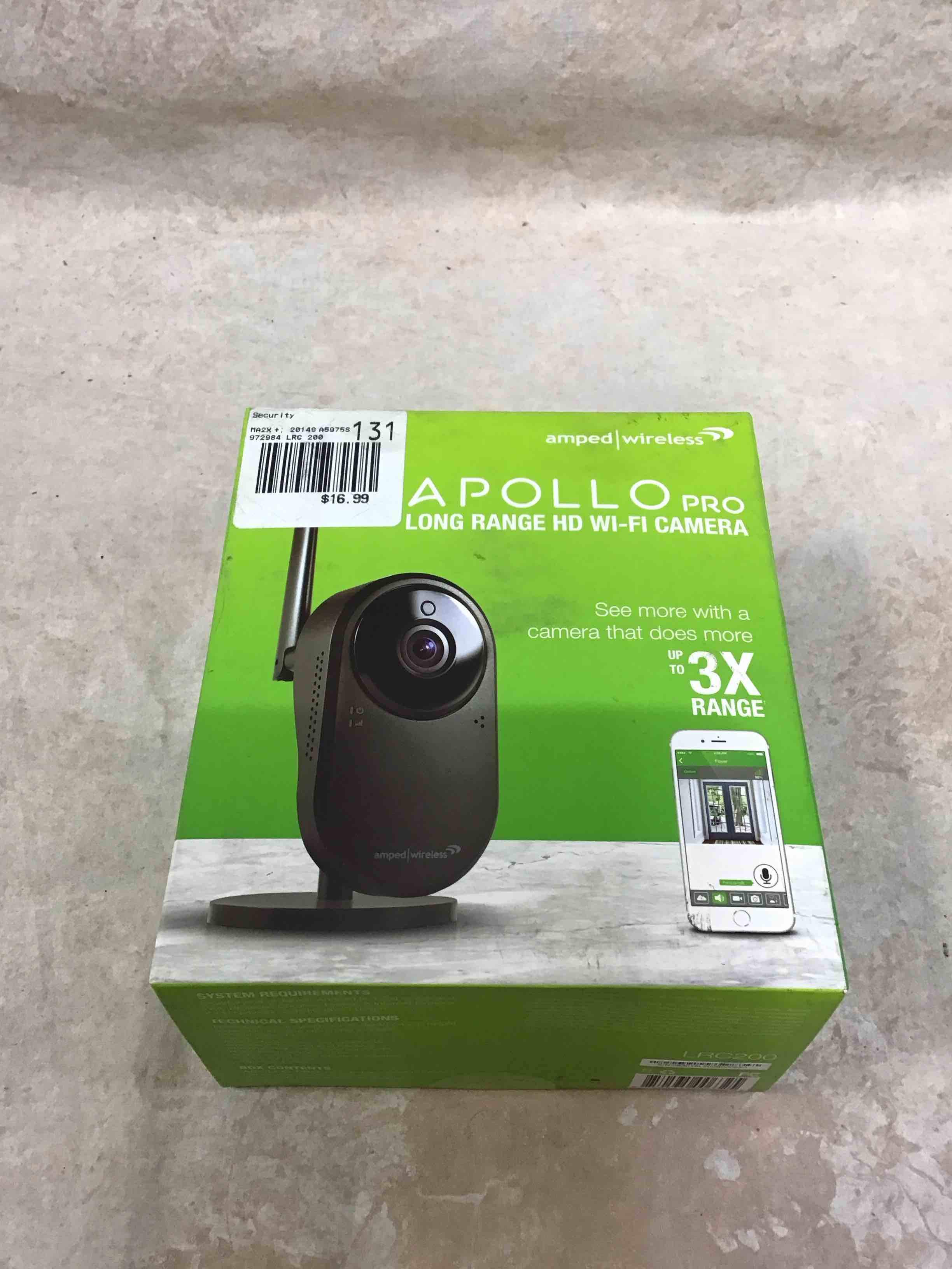 amped wireless apollo lrc200 hd network camera  color