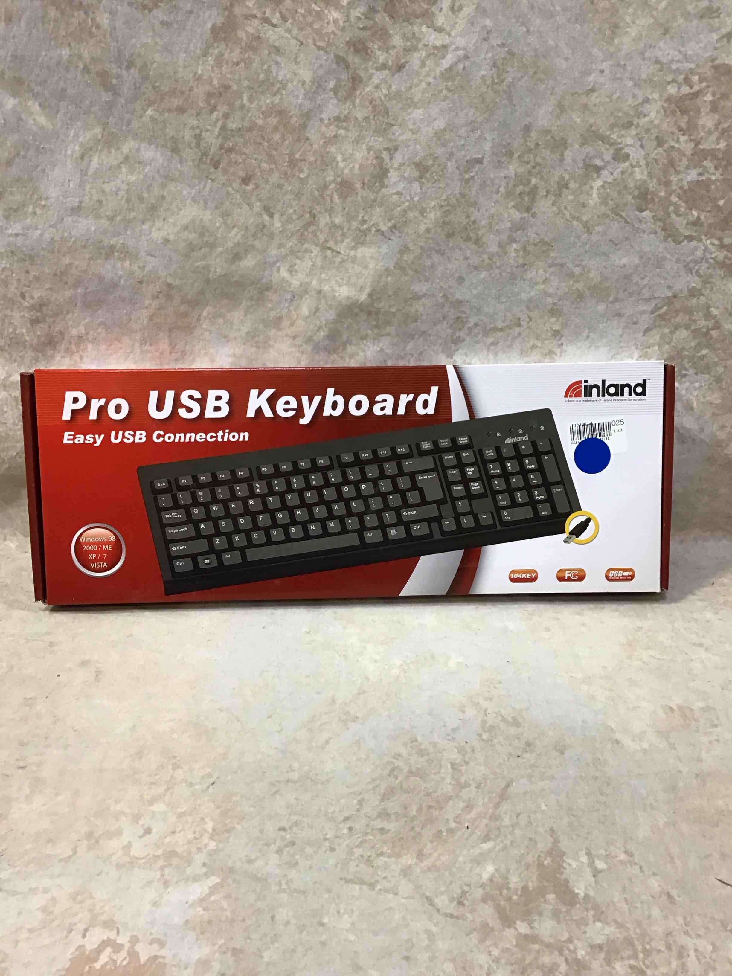 Condition photo showing Good Condition for inland pro usb keyboard