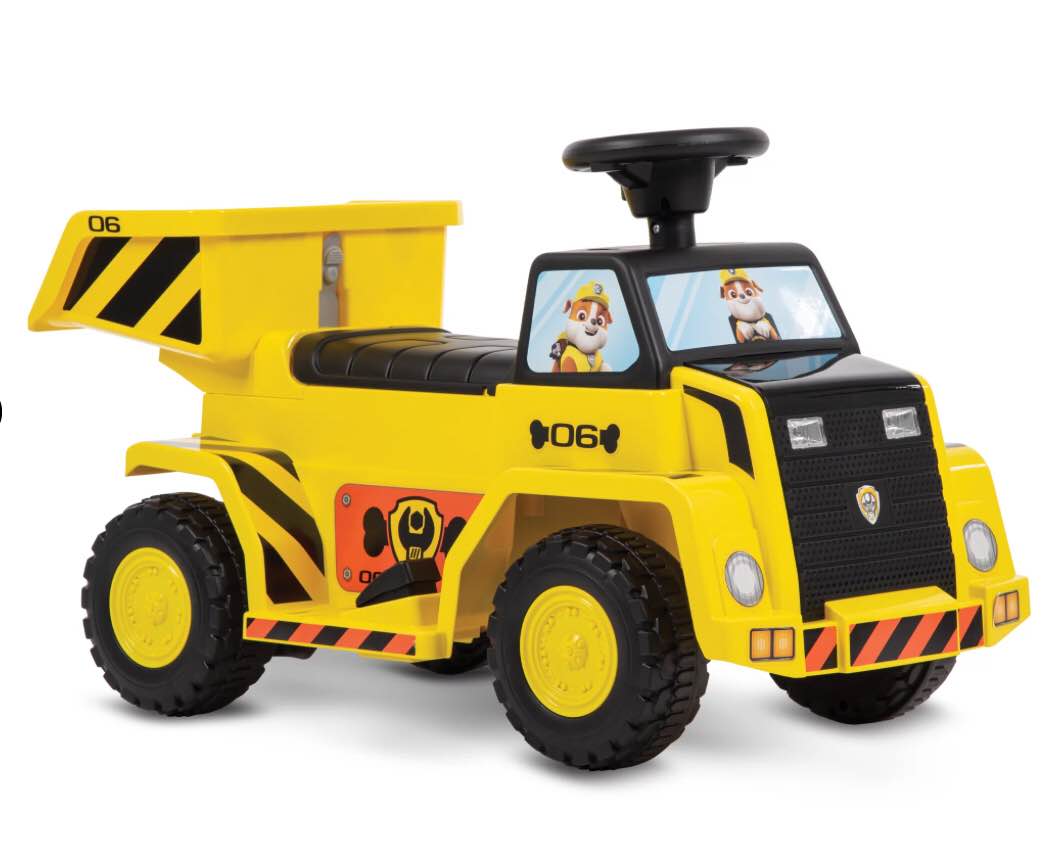 Nick Jr. Paw Patrol Rubble 6V Quad Ride-on Toy for Toddlers Ages 1.5+ Years, by Huffy