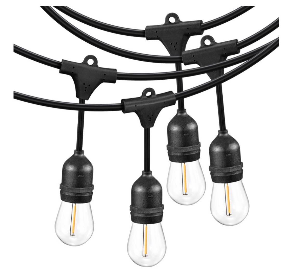 Ecoscapes 24’ LED Shatterproof Café Lights