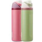 Owala FreeSip 32-oz. Stainless Steel Water Bottle + 2 Bonus Straws Combo