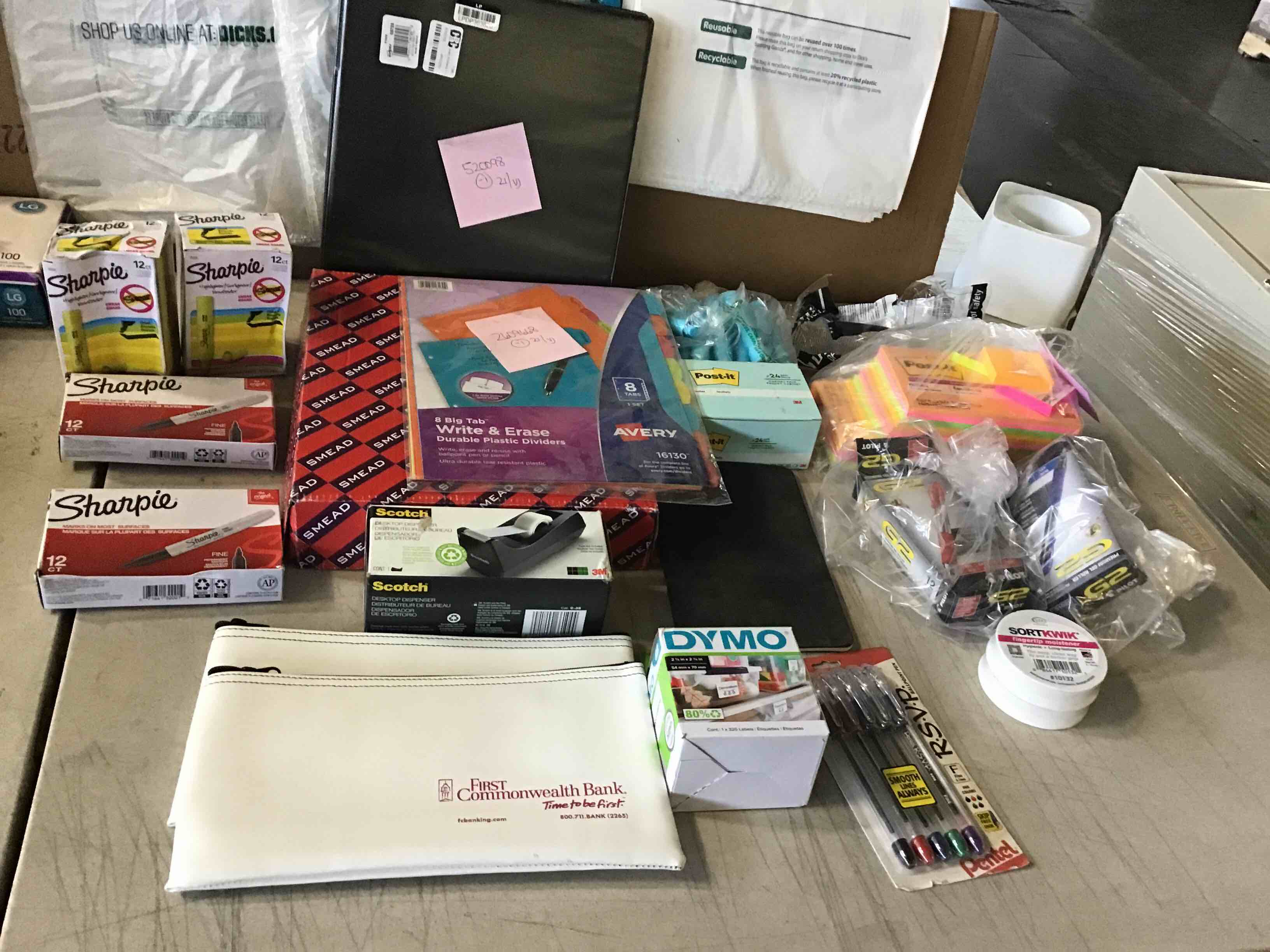 Assorted Office- School Supplies/Items 