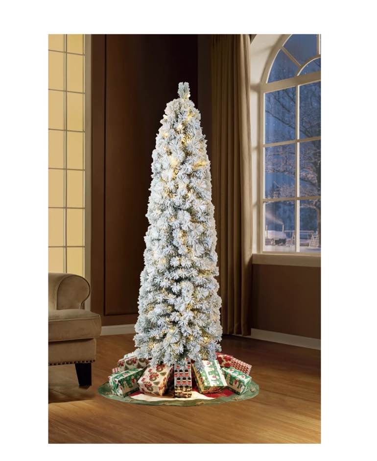 7' Artificial Colorado Christmas Tree, Pre-Lit with 190 Warm White LEDs, by Holiday Time