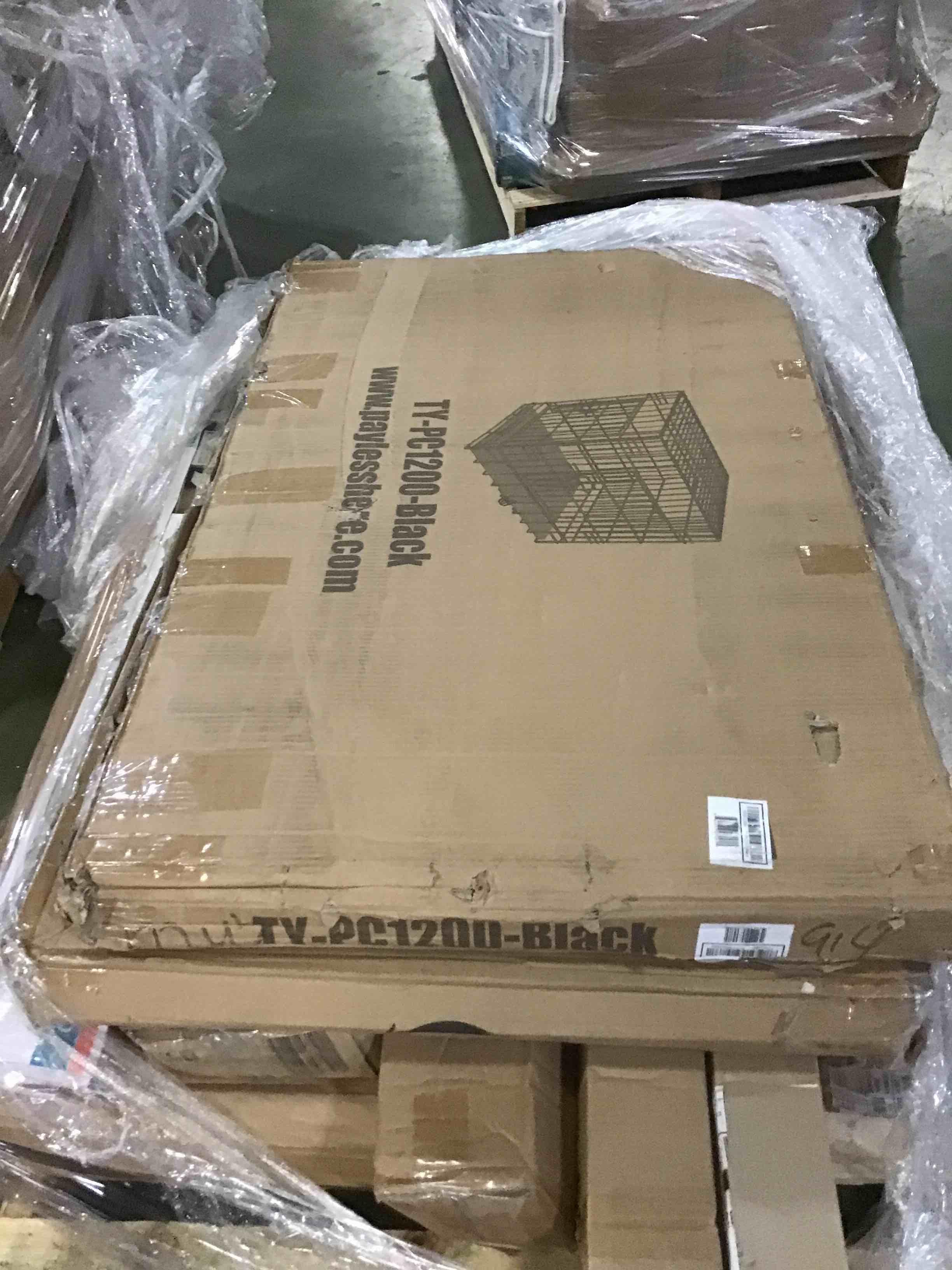 Extra Large Dog Crate Kennel Folding Pet Cage Metal w/ 2 Doors &Tray XL XXL 48"