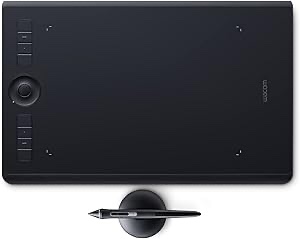 Wacom Intuos Pro Large Bluetooth Graphics Drawing Tablet, 8 Customizable ExpressKeys 8192 Pressure Sensitive Pro Pen 2 Included, Compatible with Mac OS and Windows