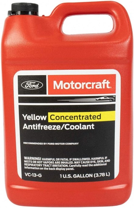 Genuine Ford Fluid VC-13-G Yellow Concentrated Antifreeze/Coolant - 1 Gallon