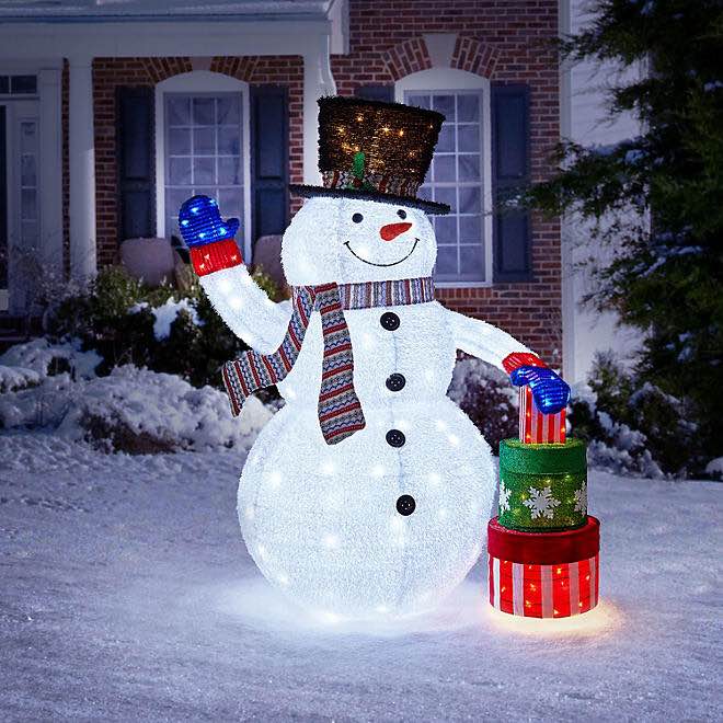 Members Mark 6’ Pre-Lit Pop-up Twinkling Snowman 