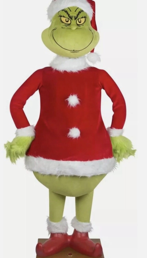 Life Size Animated the Grinch Features 5.74’