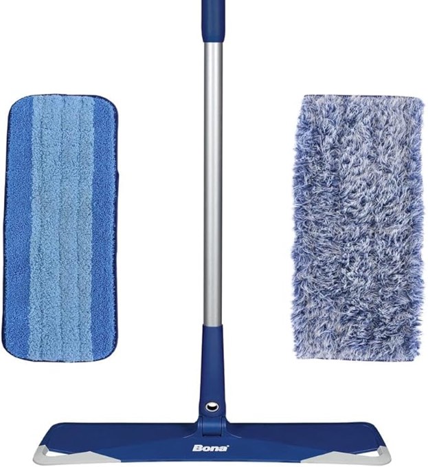 Bona Microfiber Floor Mop for Dry and Wet Floor Cleaning 