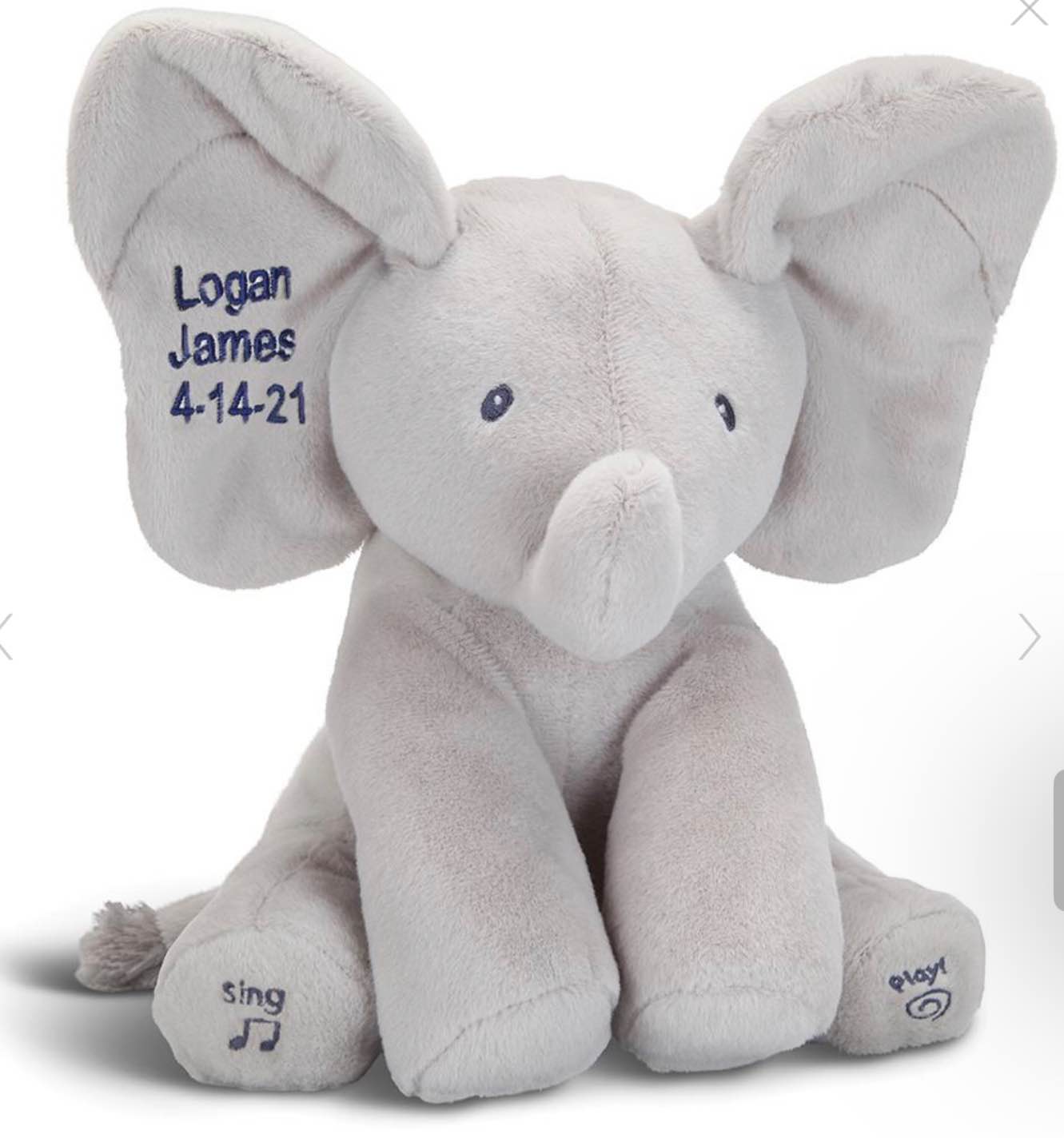 The Personalized Singing Peek-A-Boo Pachyderm