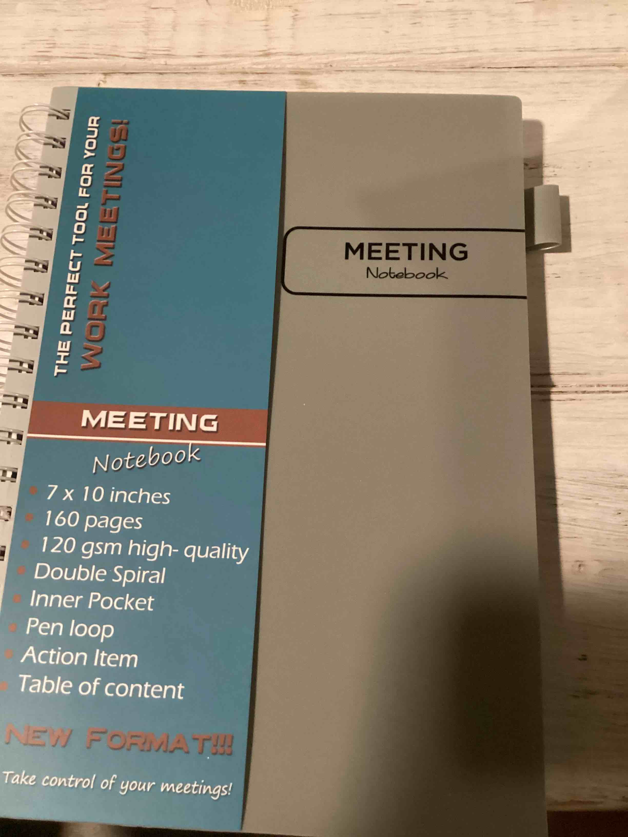 Nuevo meeting  notebook 7x10” 160 pages with bonus sticky notes