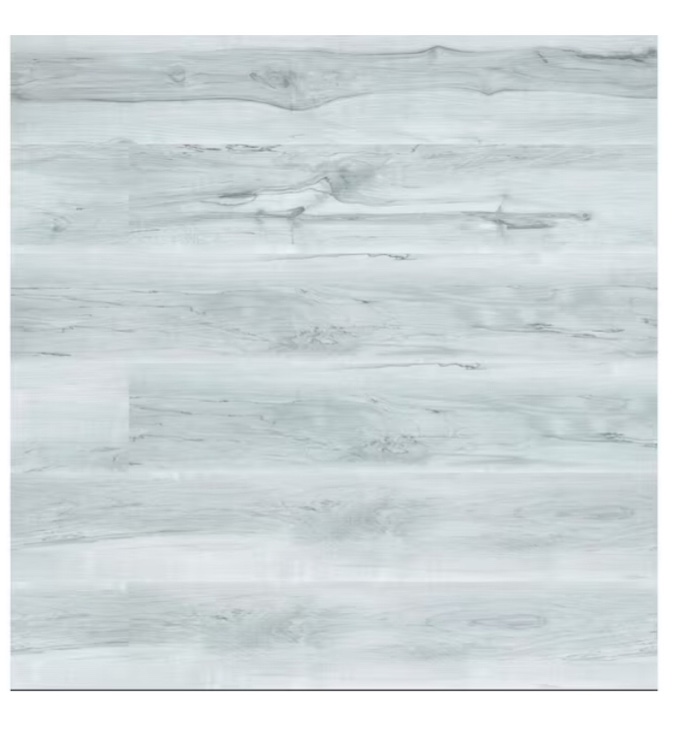 White Sand Hickory 12 MIL x 7.1 in. W x 48 in. L Click Lock Waterproof Luxury Vinyl Plank Flooring (19 sqft/case)