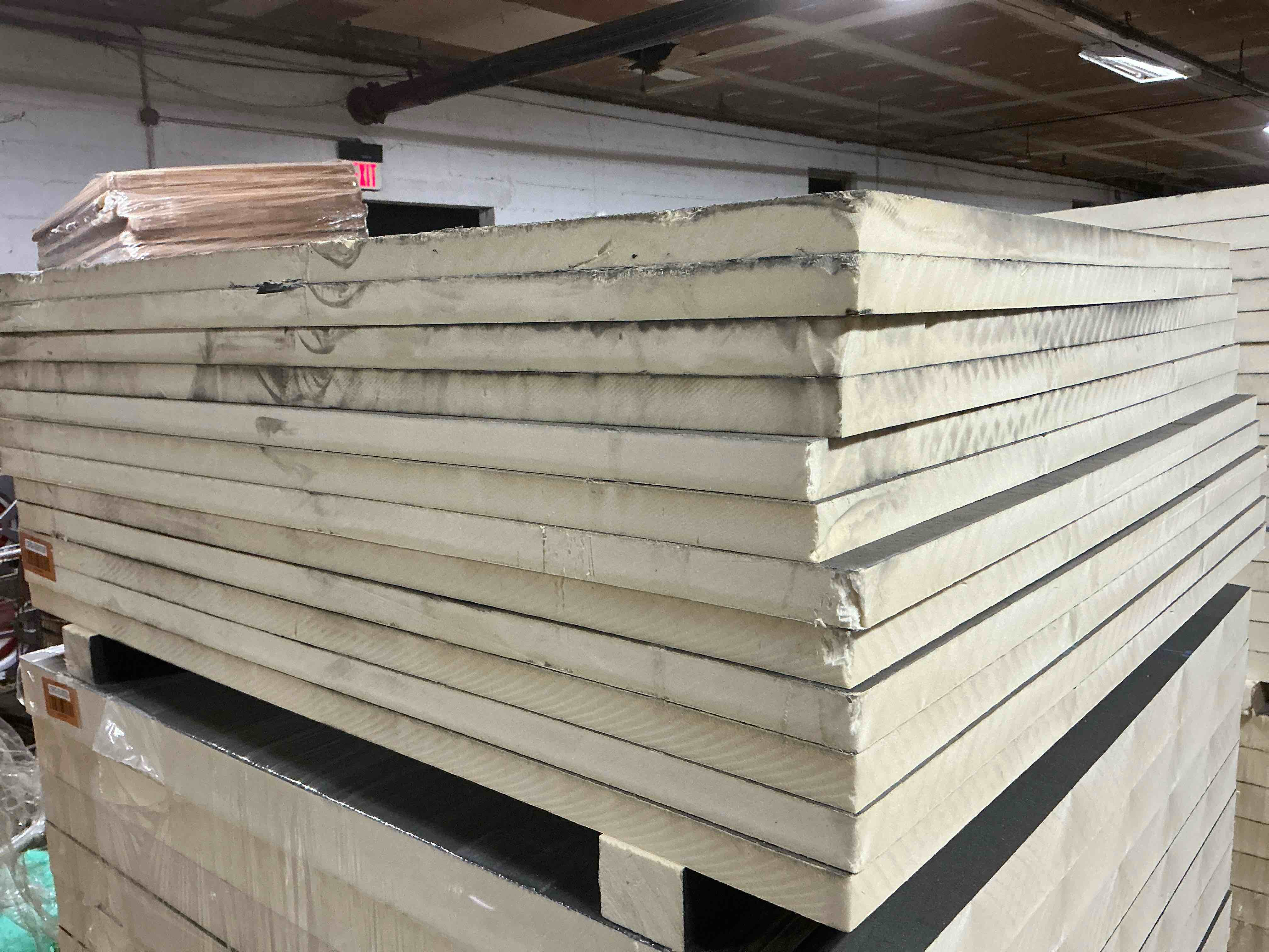 12 boards 4’ x 4’ x 1.5” polyiso board insulation your bid per board 