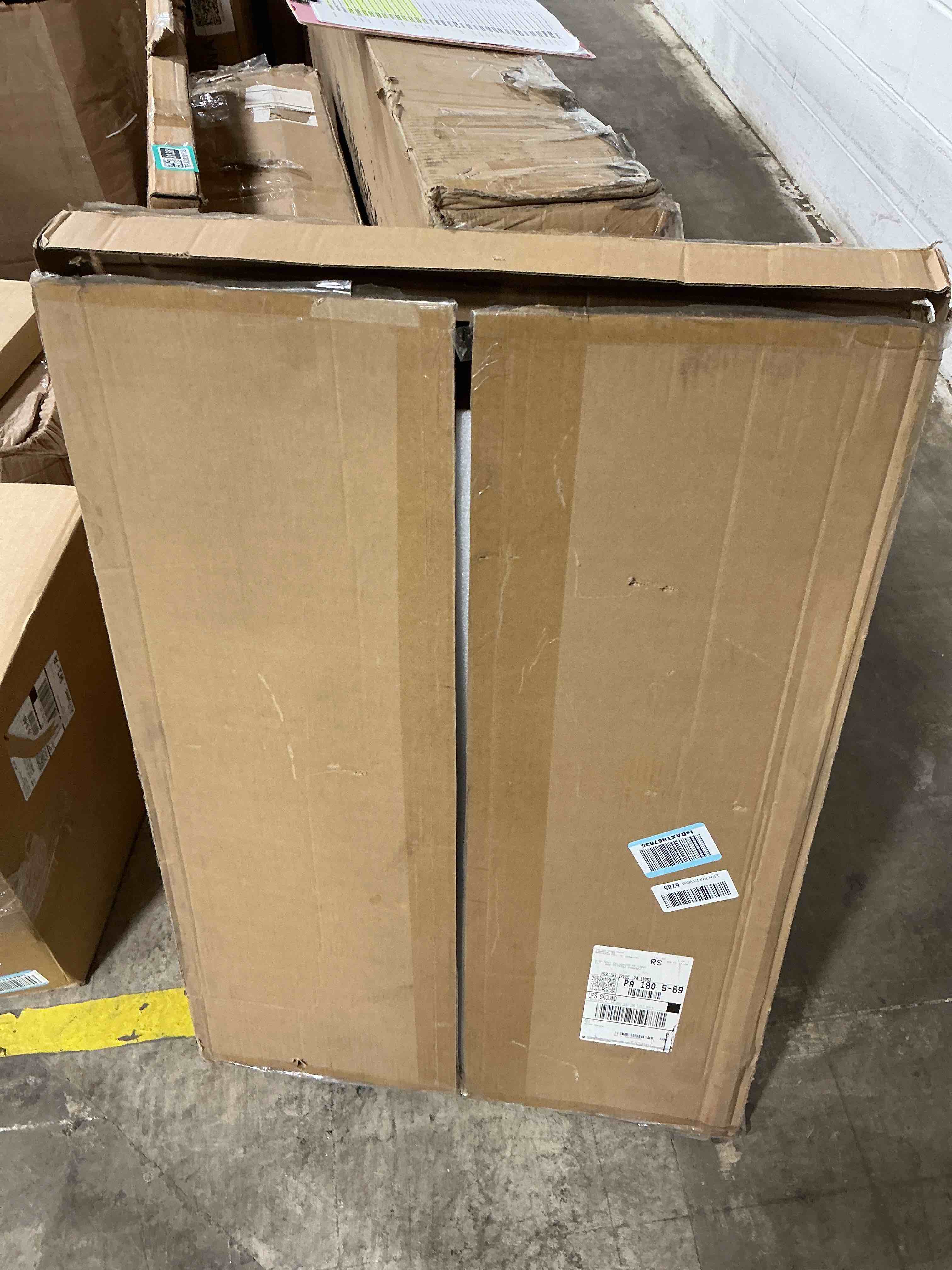 Condition photo showing Good Condition for  Picture Frame in Black, Square Frame Metal Black Frames Glass,  In Poster Frame, unknown size 