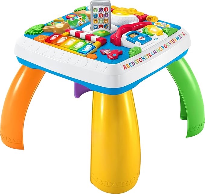 ( missing one piece) Fisher-Price Laugh & Learn Around the Town Learning Table, interactive play center with Smart Stages learning content for infants and toddlers ages 6 months & up
