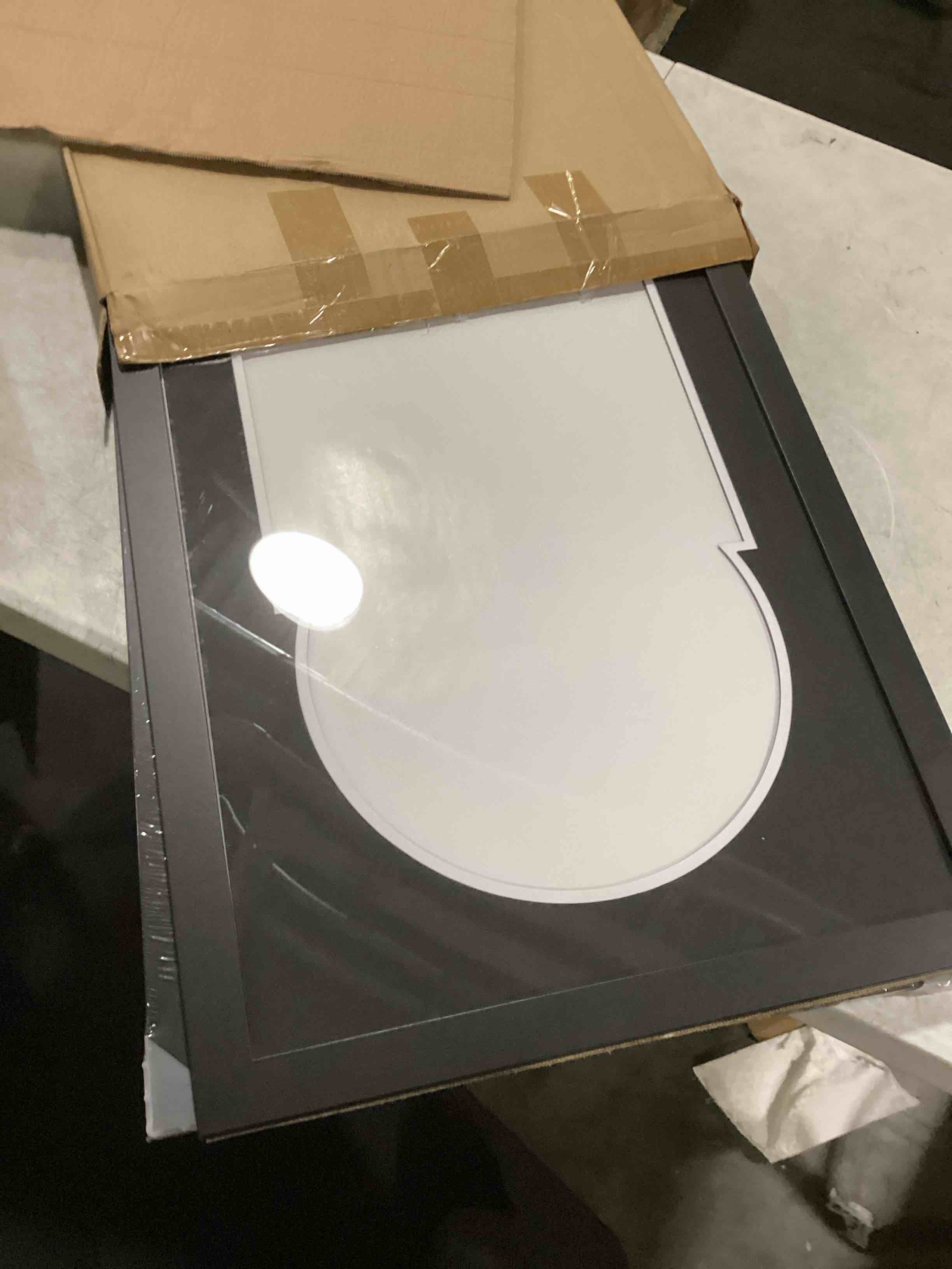 eletecpro 16x24 Record Frames with Double Sided Mats (Black & White